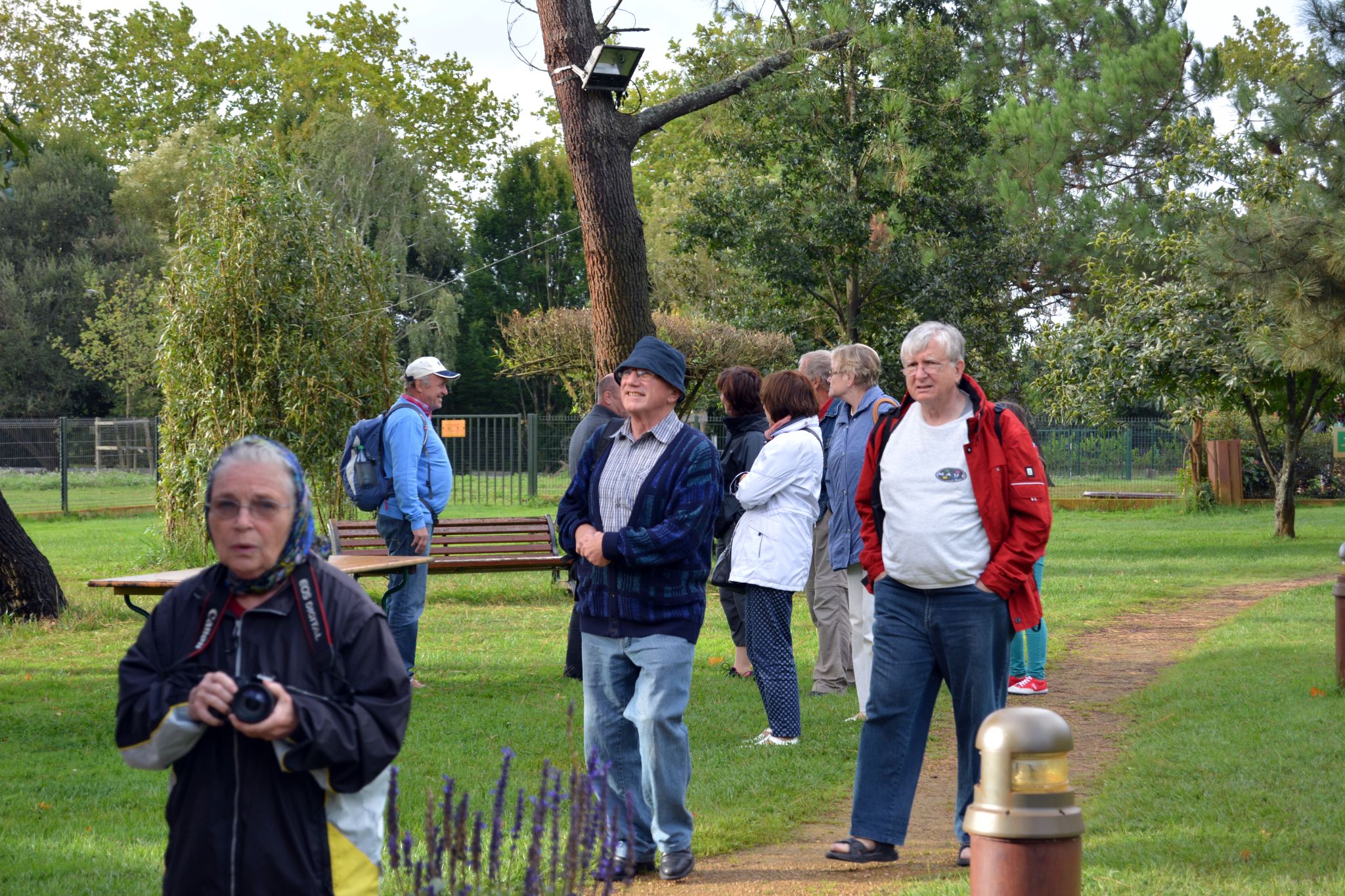 Während des Besuchs in St. Laurent d'Arce 2015