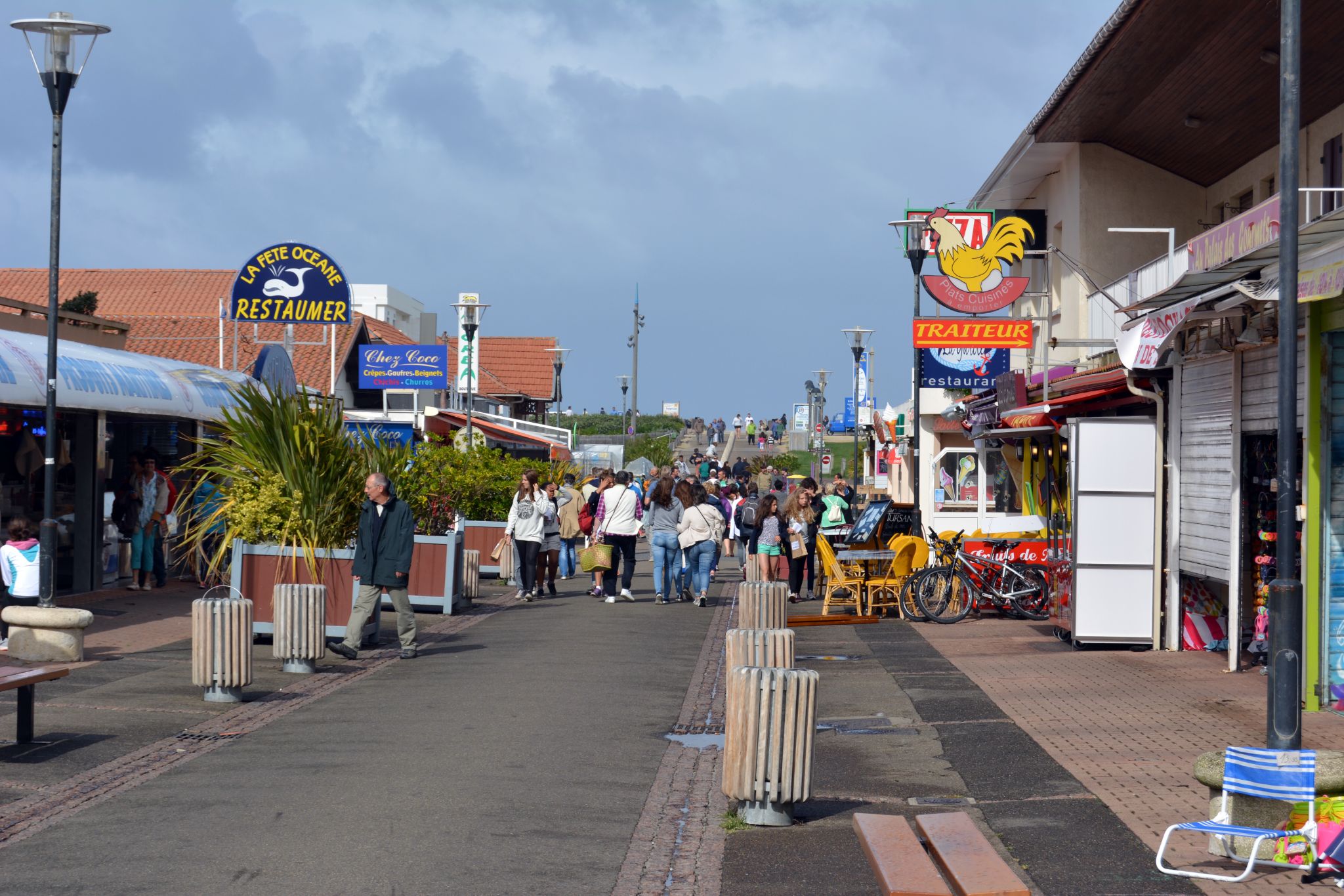 Während des Besuchs in St. Laurent d'Arce 2015