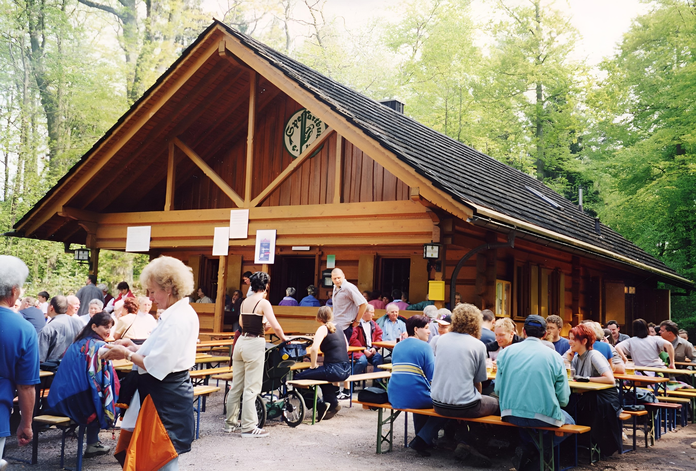 Das Wanderheim des Spessartbundes im Mai 2001