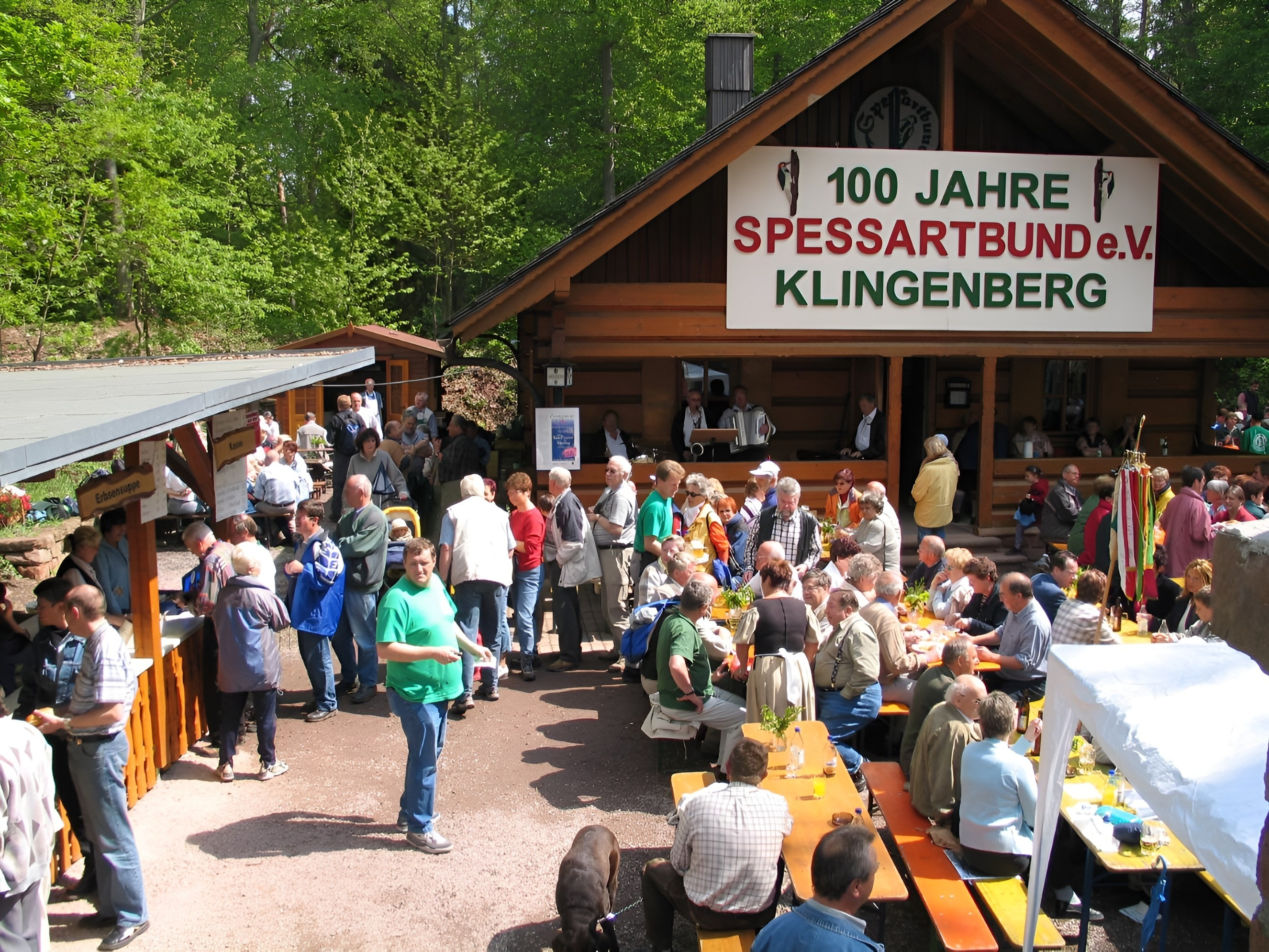 Das Jubiläumsfest 100 Jahre Spessartbund Klingenberg im Jahr 2004