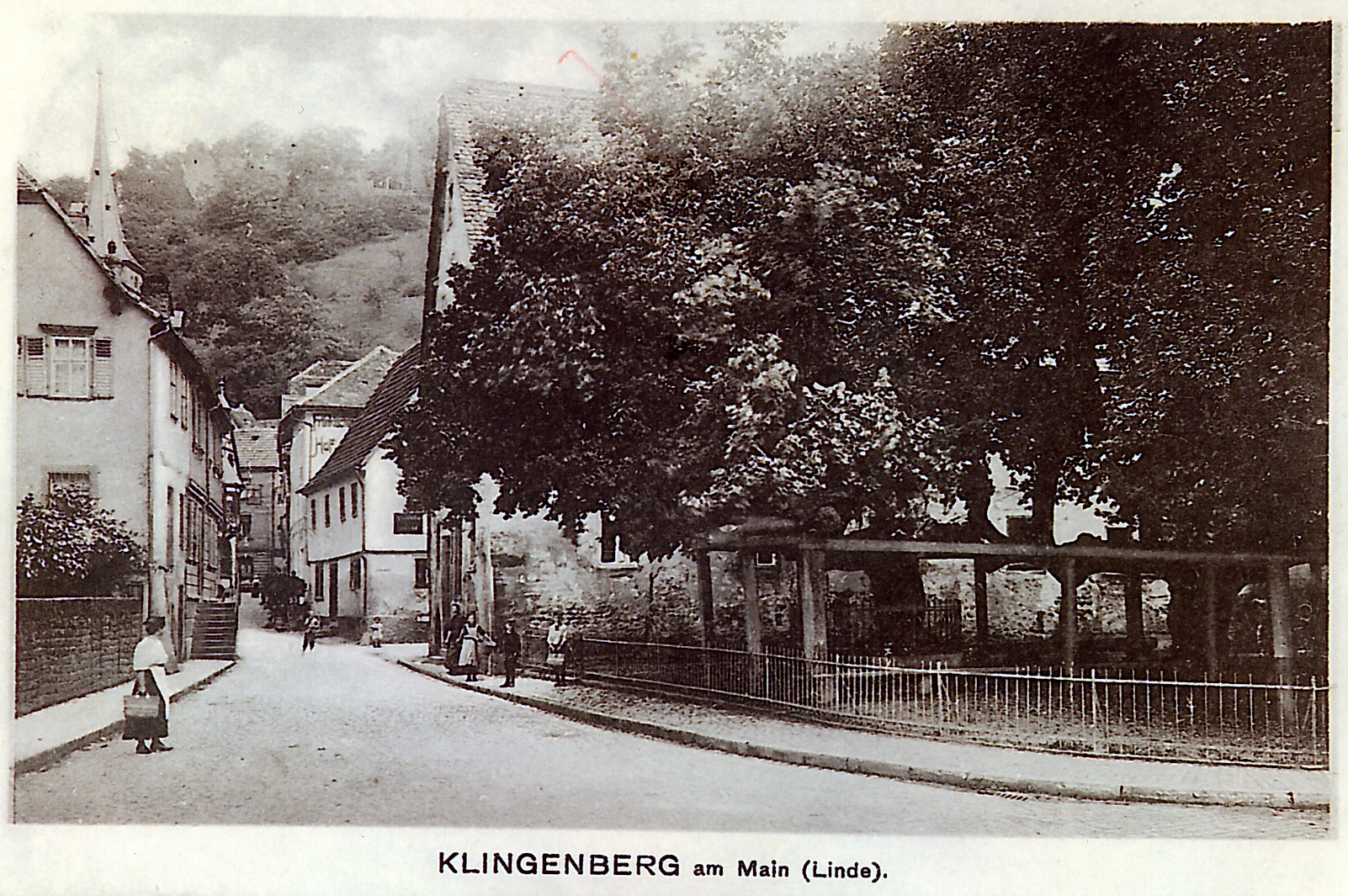 Blick in die Lindenstraße ca. 1910