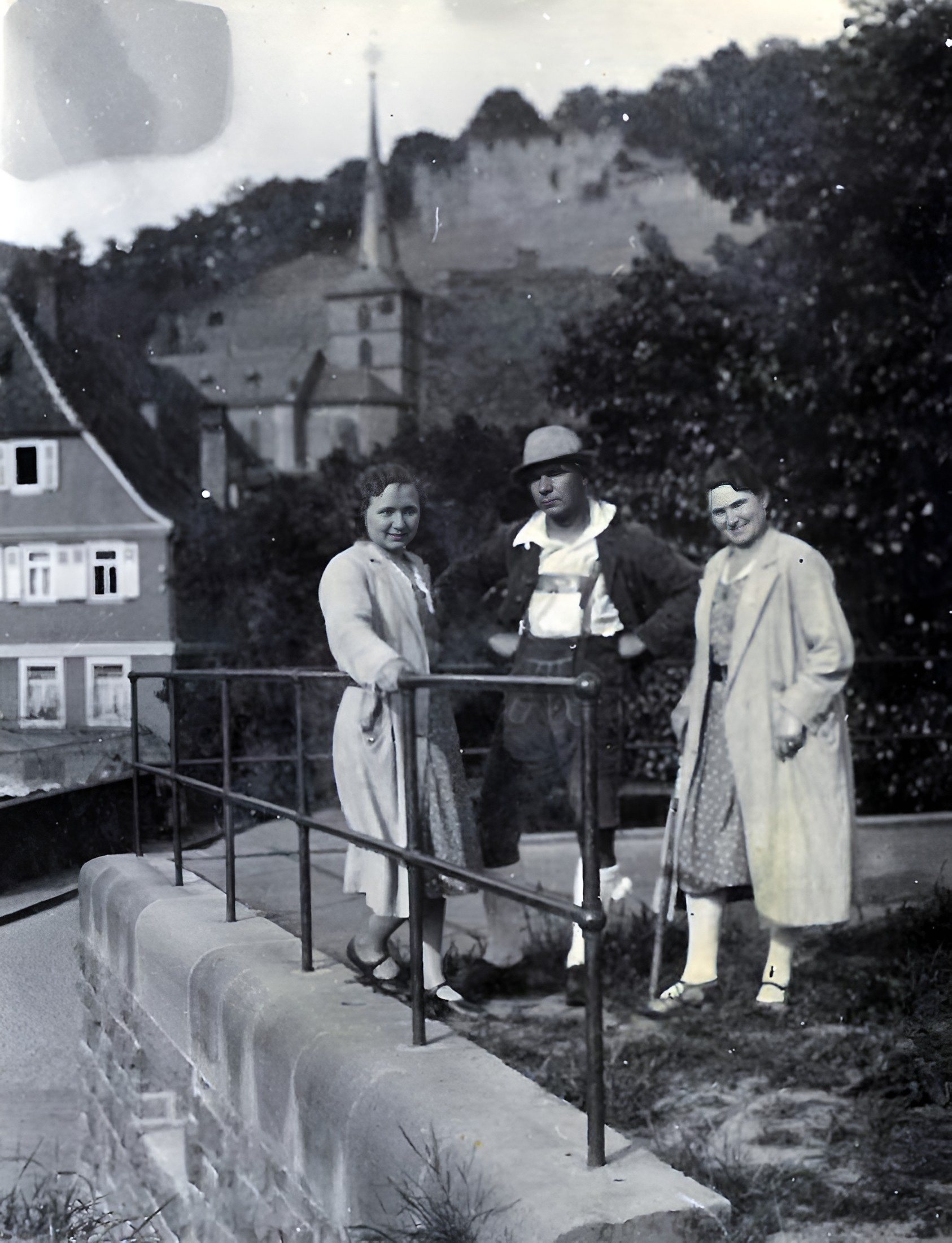 Auf dem Maindamm 1932