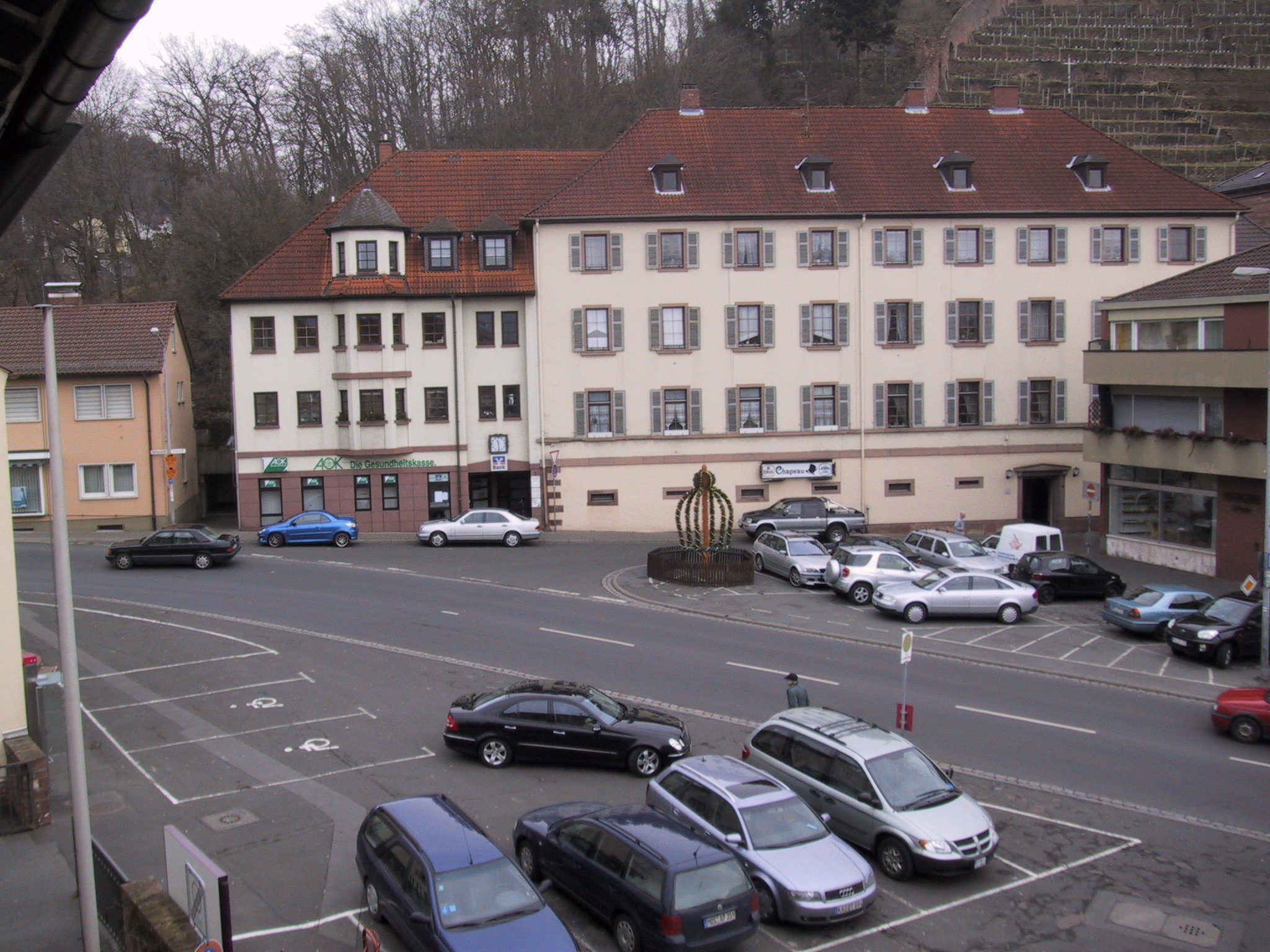 Der Marktplatz vor der Umgestaltung