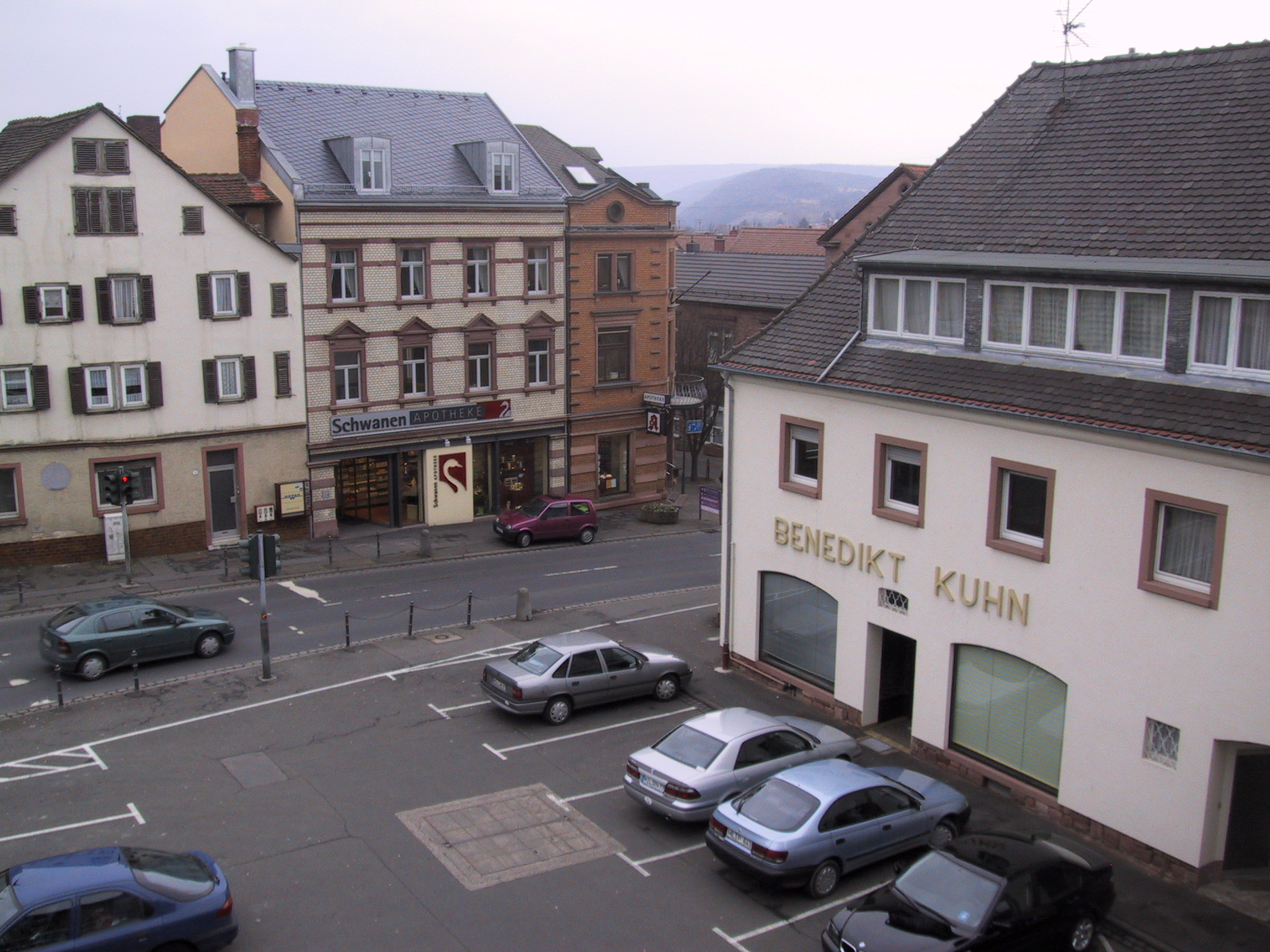Der Marktplatz vor der Umgestaltung