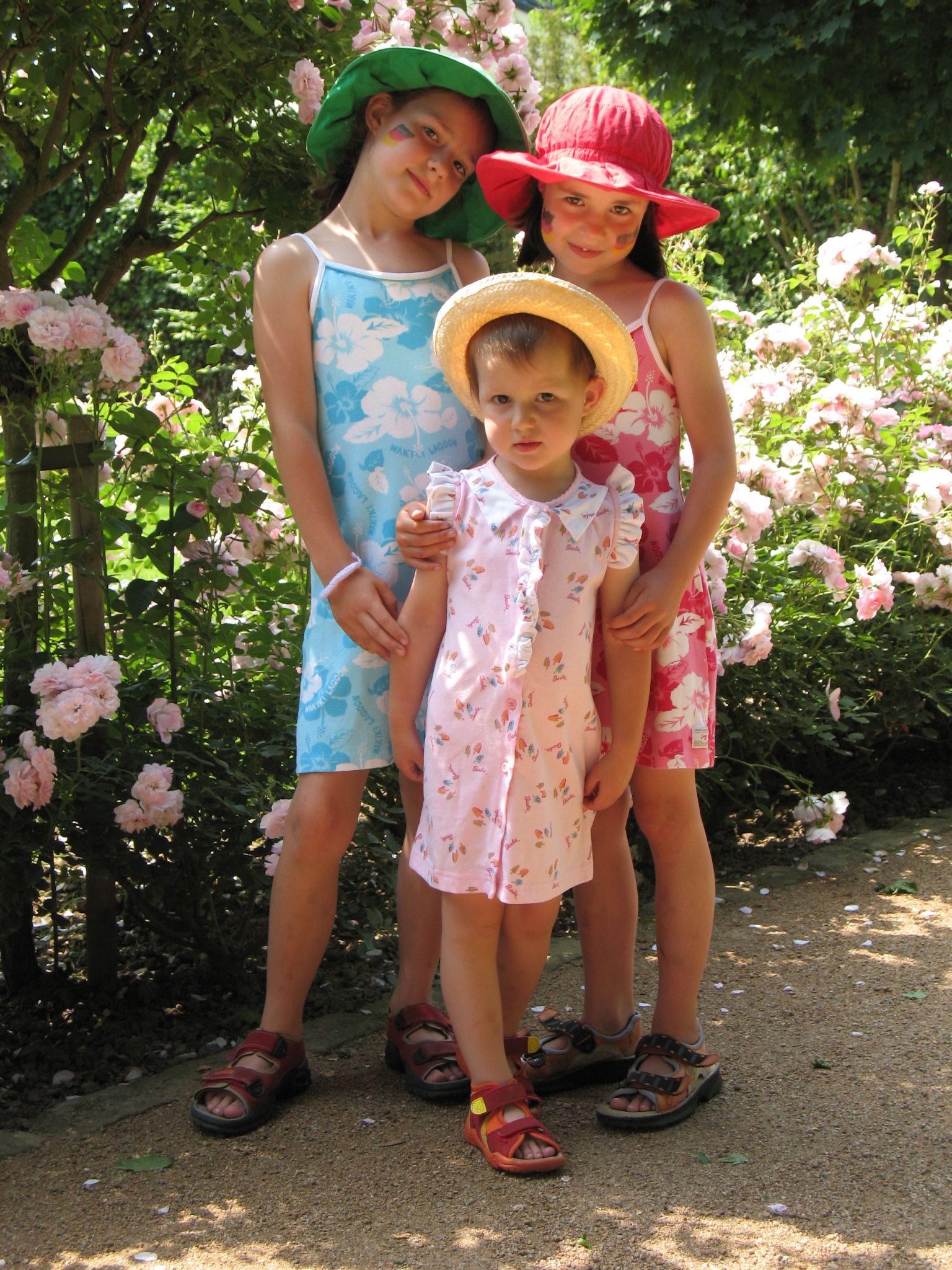 Der Rosengarten am "Tag der offenen Gartentür" 24.06.2006