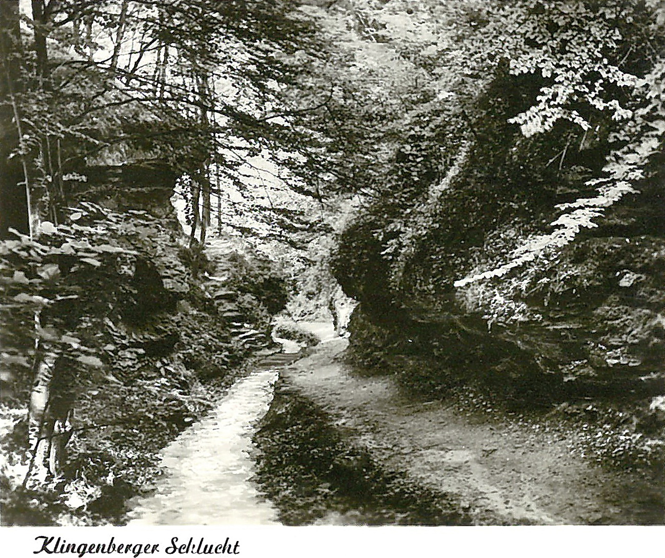 Ansichtskarte um 1950