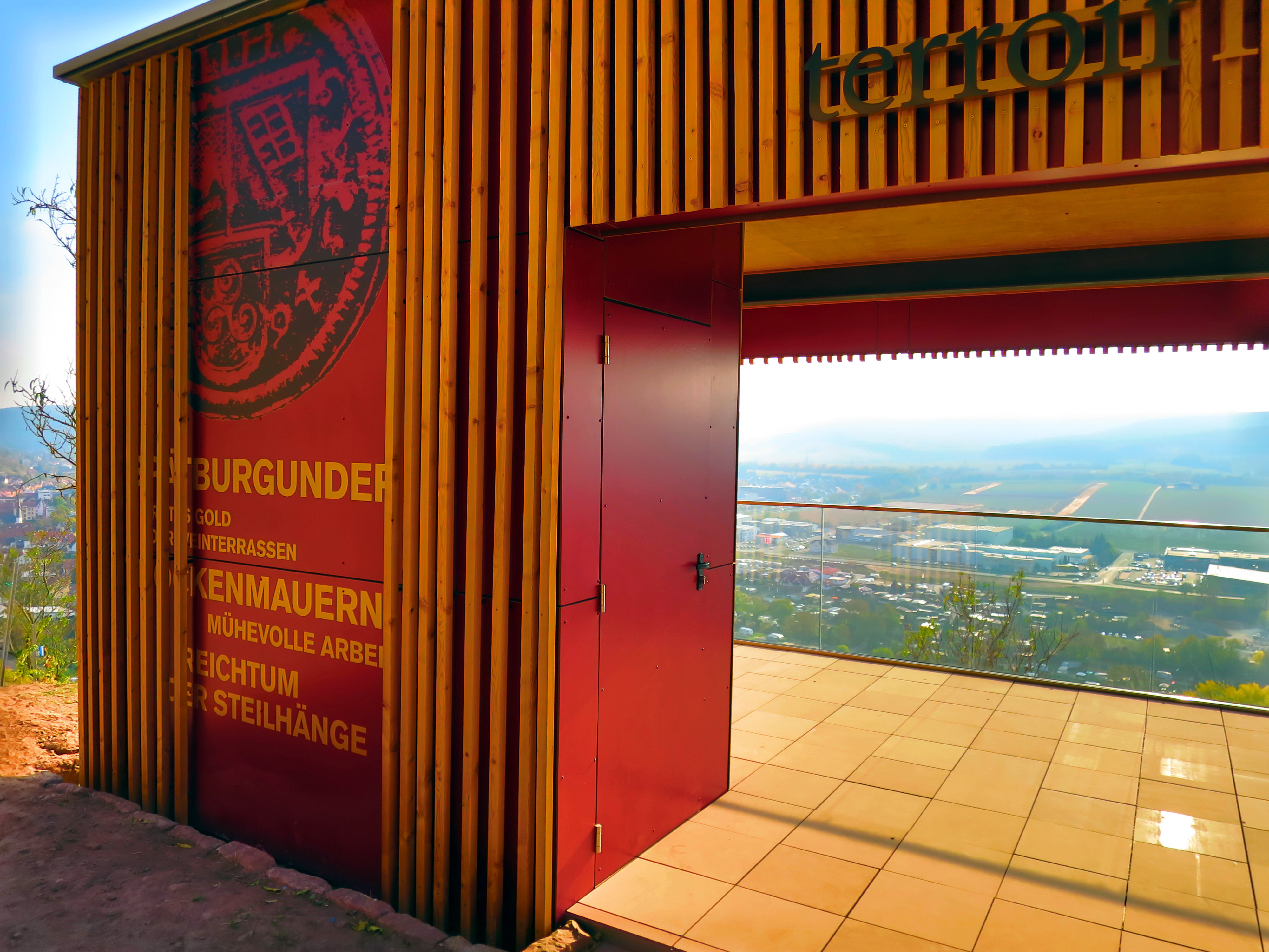 Rückseite des Objekts