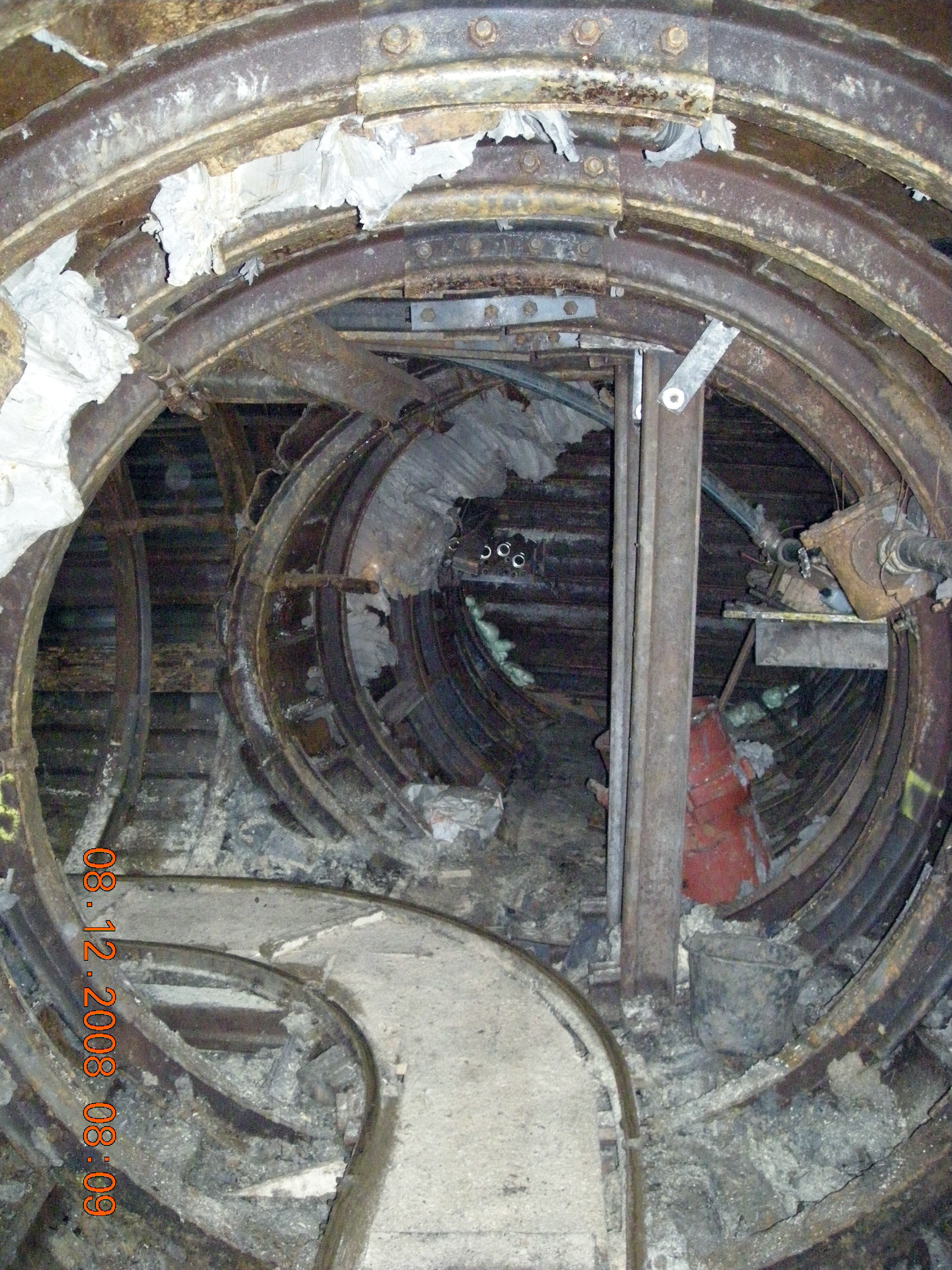 Abzweigung der Hauptförderstrecke