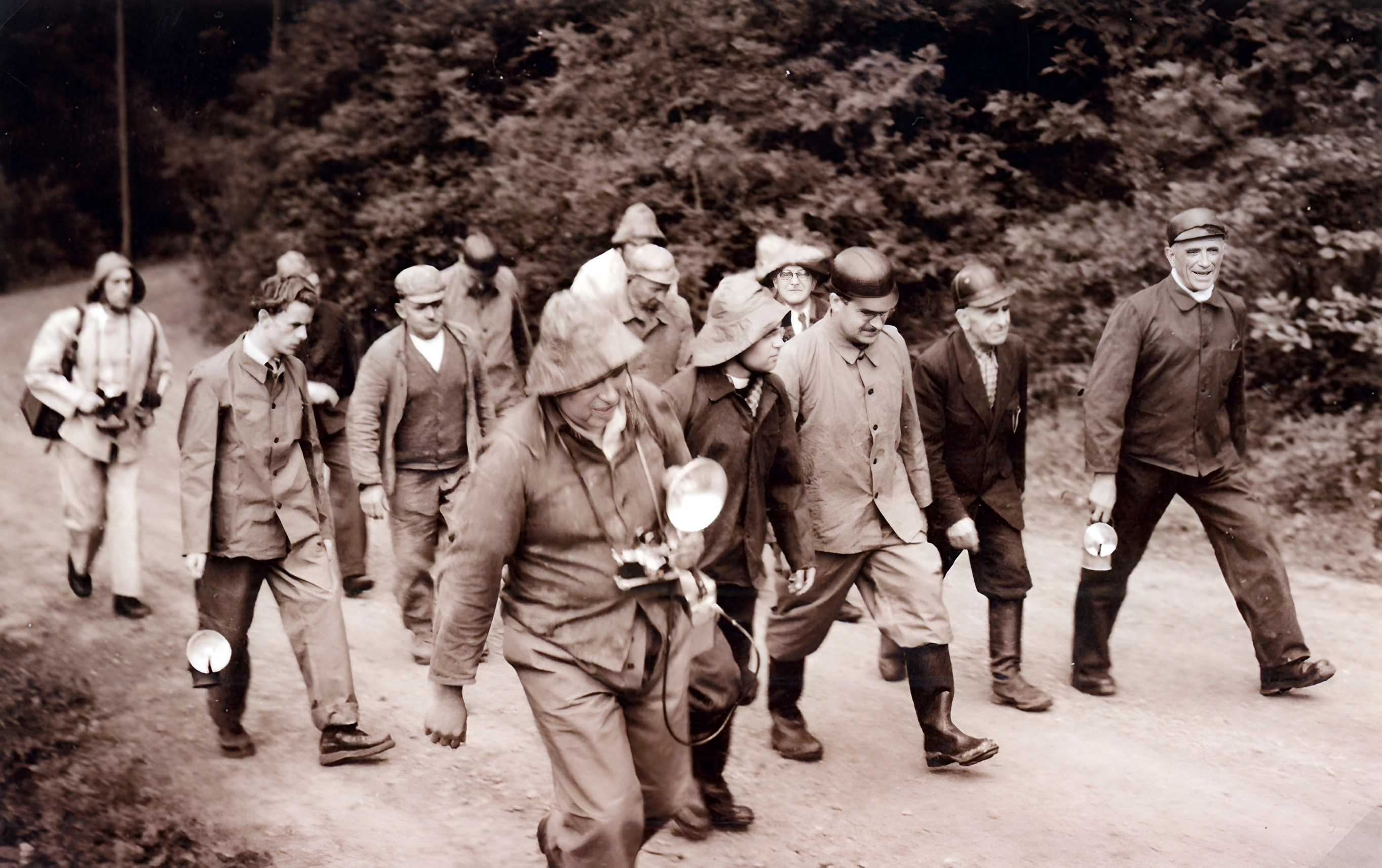 Auf dem Weg zum Klingenberger Tonbergwerk