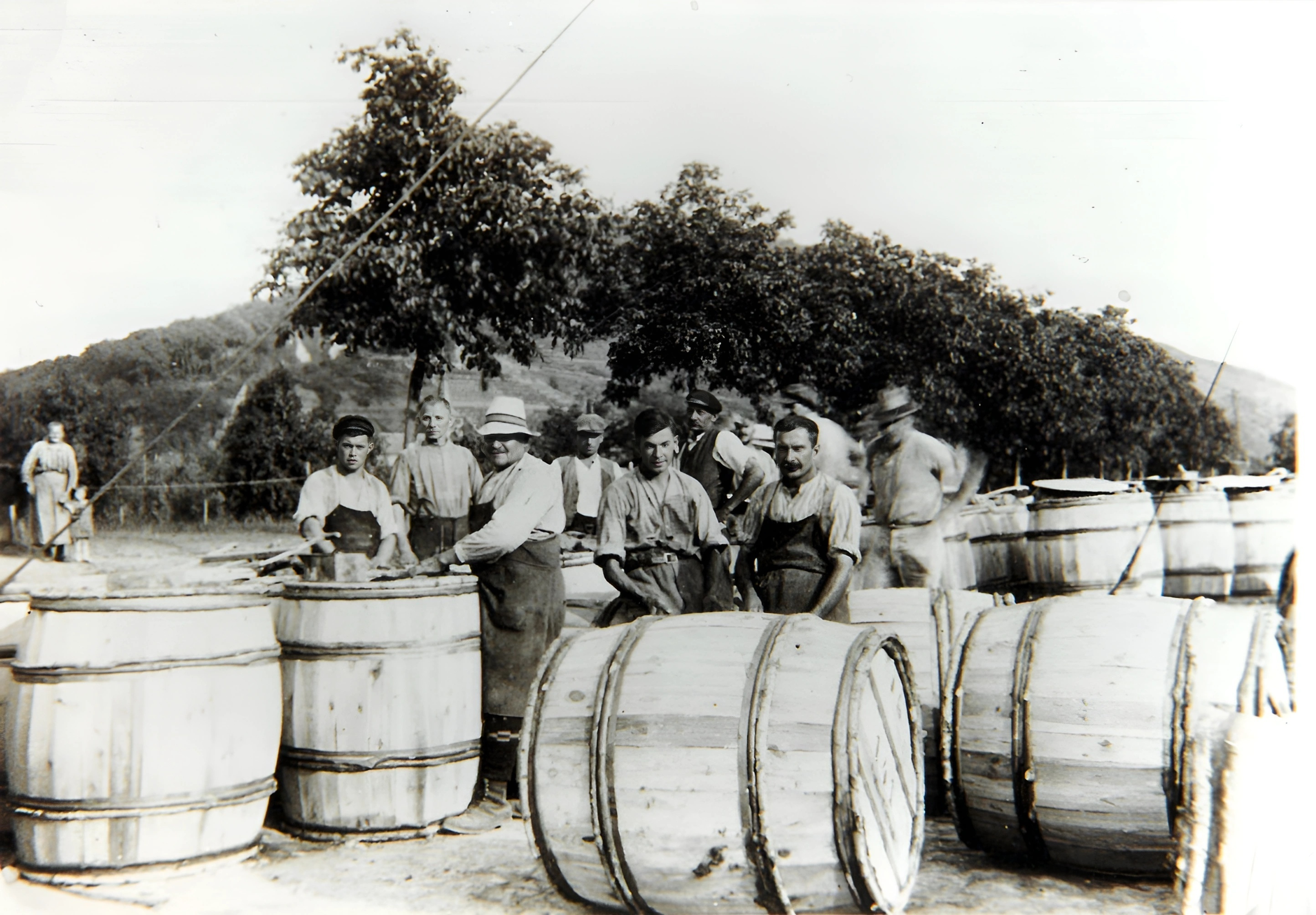 Tonverladung am Mainufer