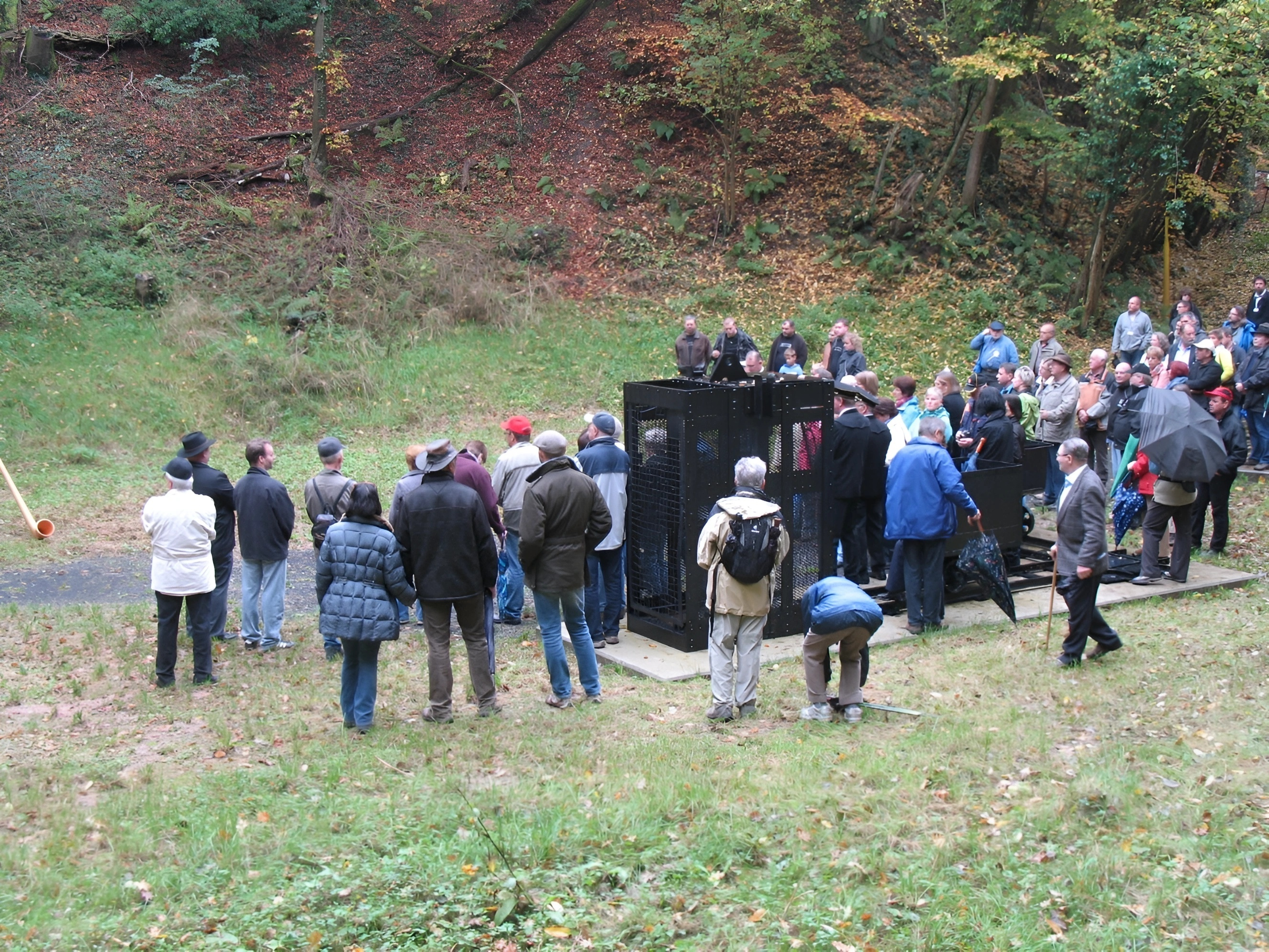 Bei der Eröffnung des Europäischen Kulturwegs Klingenberg I