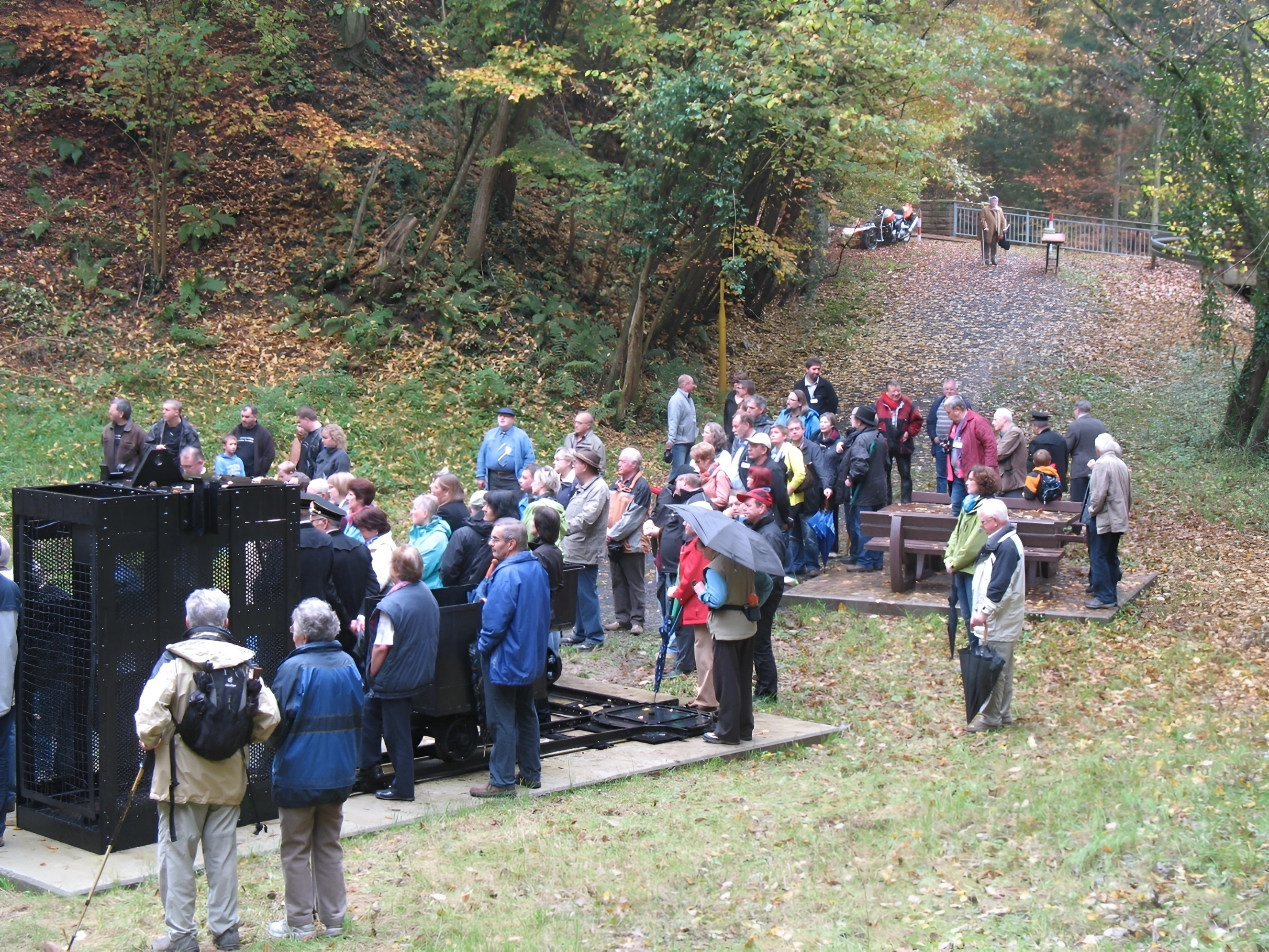 Bei der Eröffnung des Europäischen Kulturwegs Klingenberg I