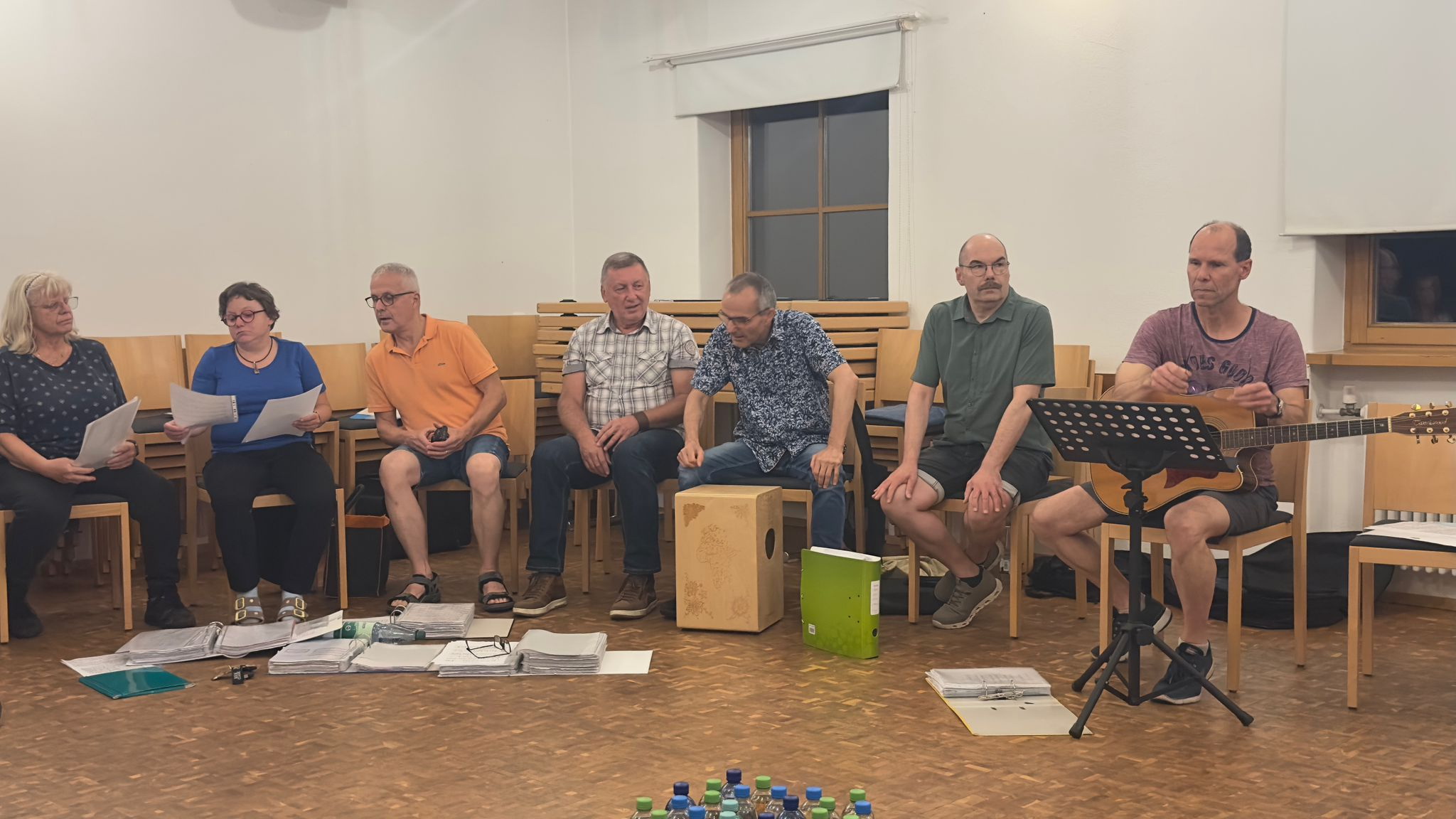 Chorprobe mit dem Moya-Chor