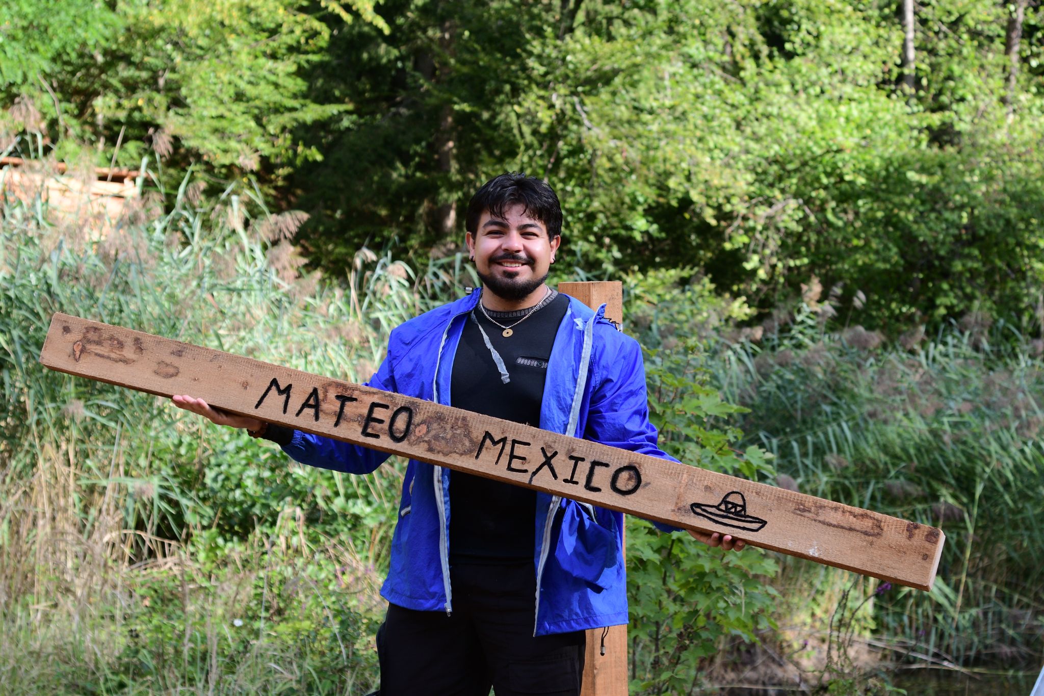 Mateo aus Mexico mit seiner persönlichen Planke