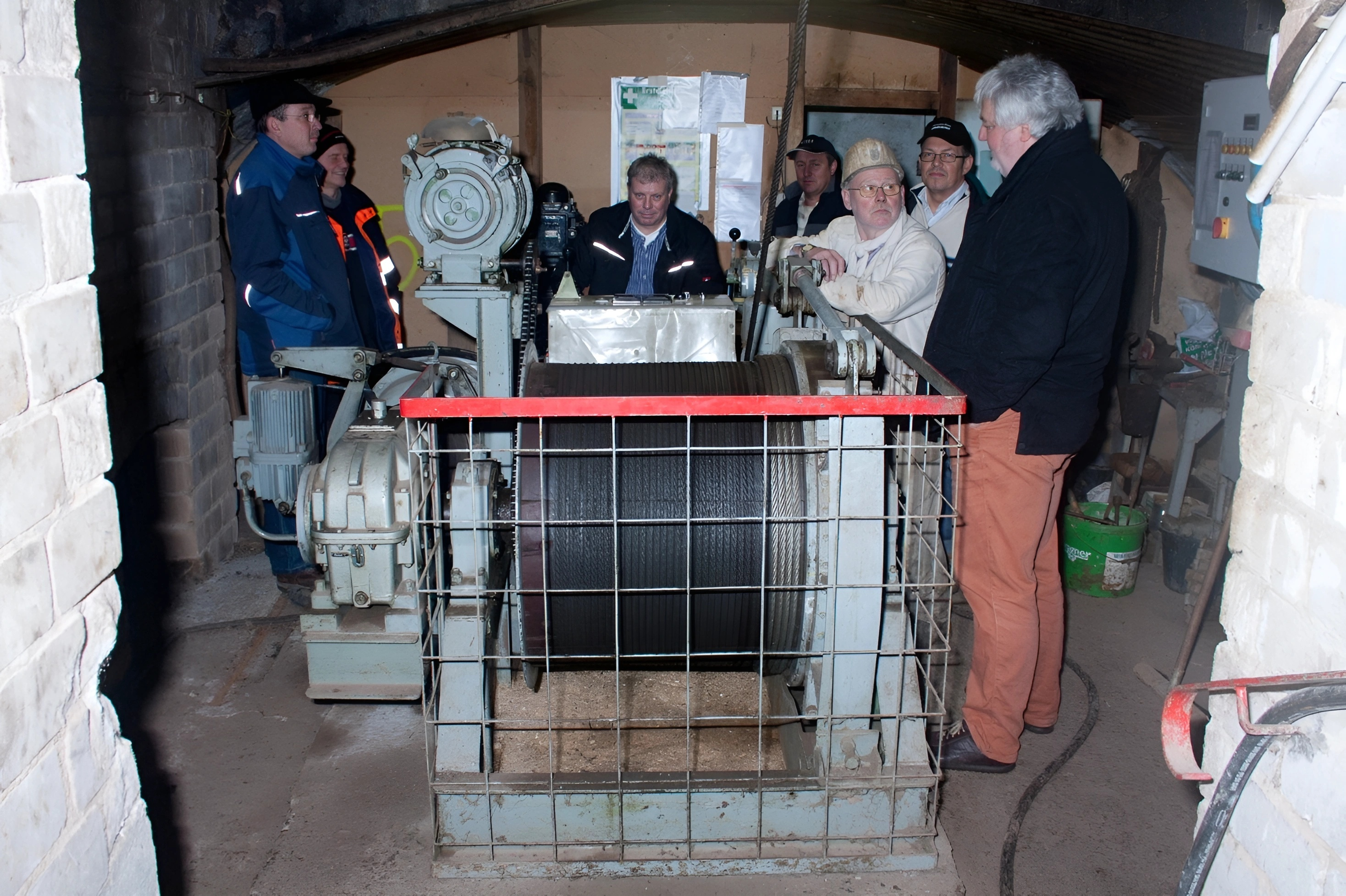 Am 16.12.2011 wurde der letzte Förderkorb ans Tagelicht gebracht