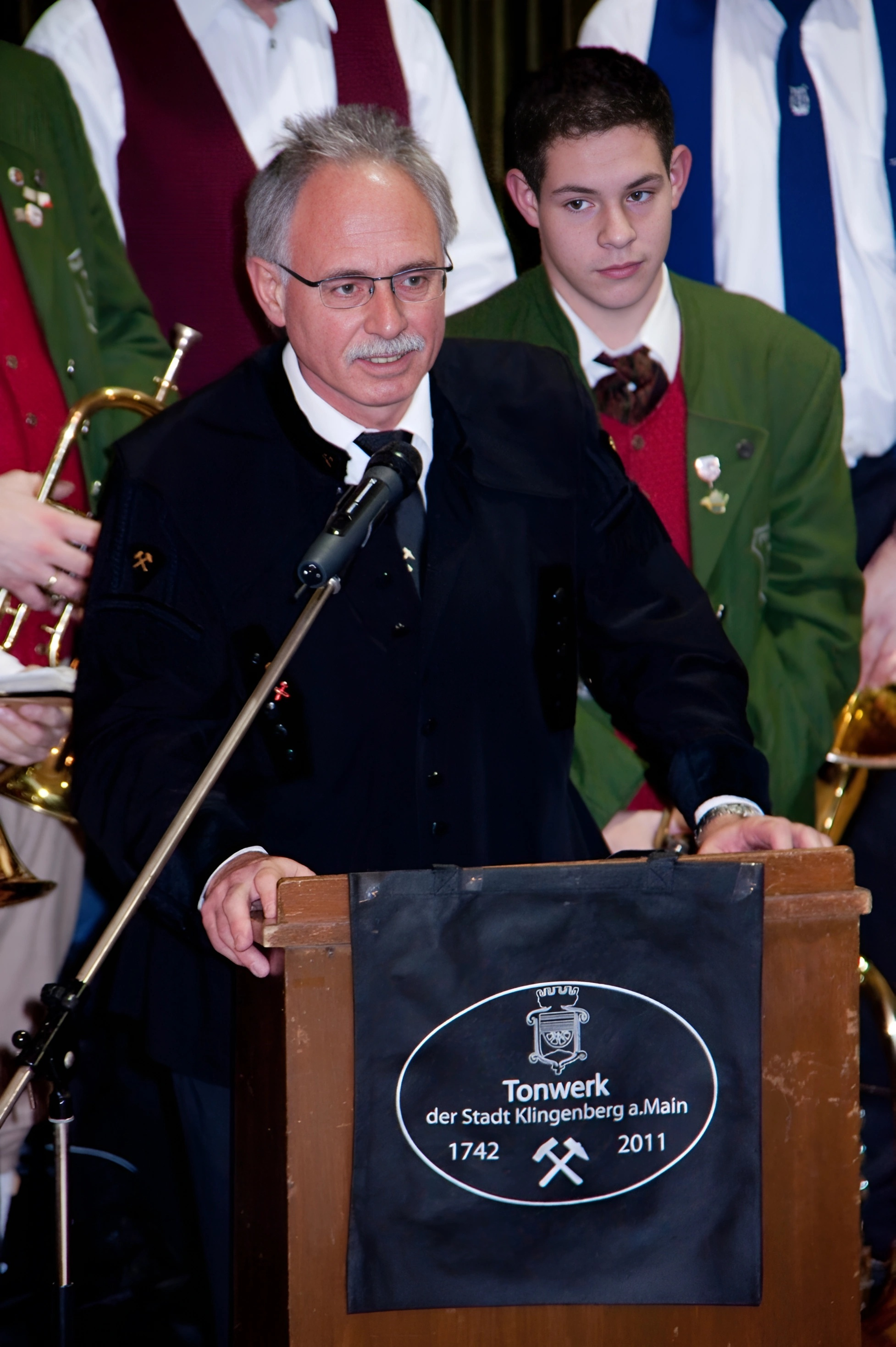 Während der Feier im Pfarrheim