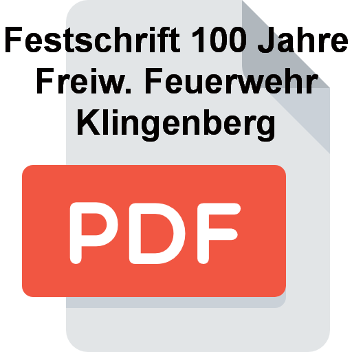 Z Festschrift 100 Jahre Feuerwehr Klingenberg 1964