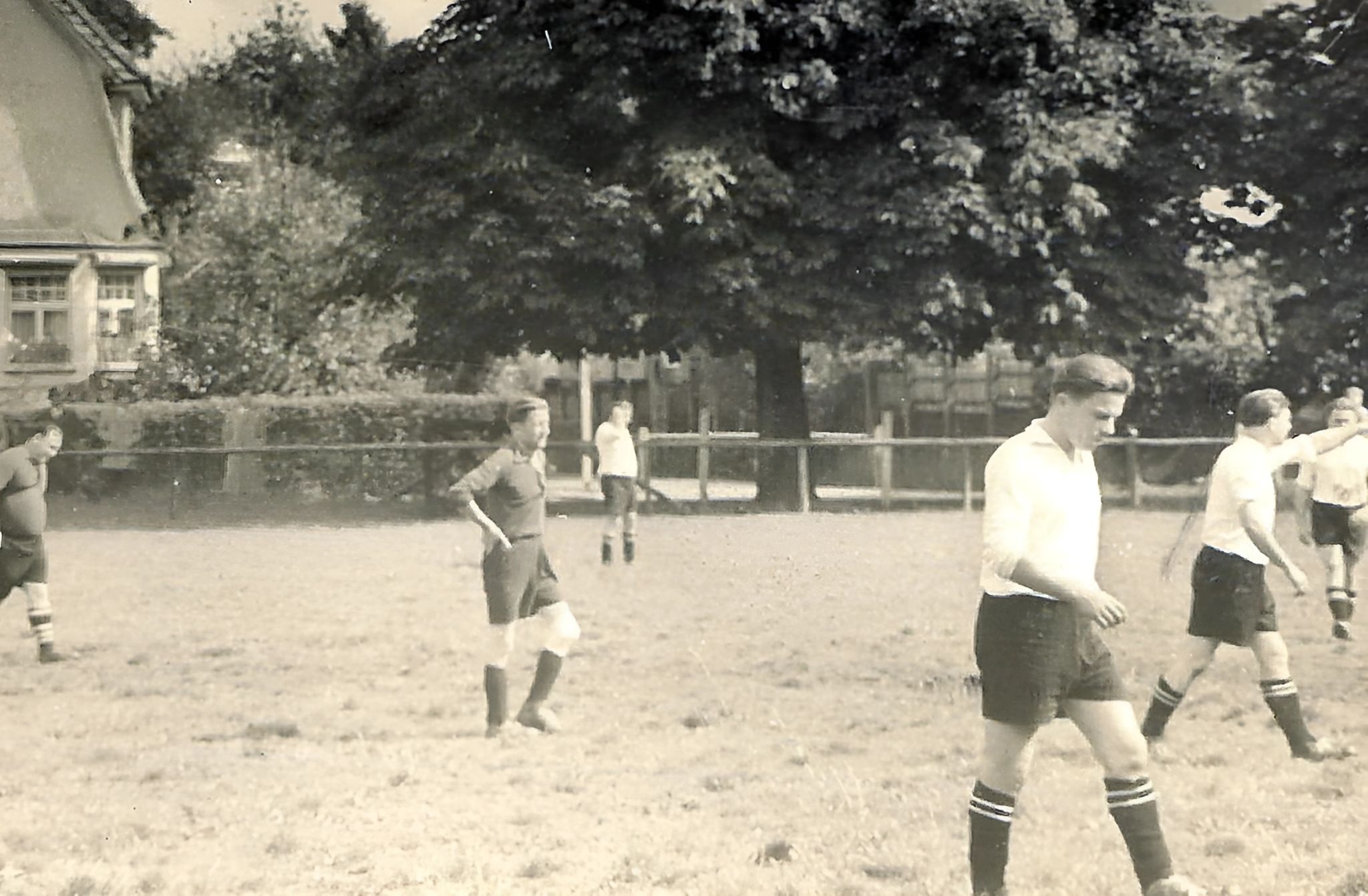 Spieler der "Alte Herren Hechingen" zu Gast in Klingenberg 1967