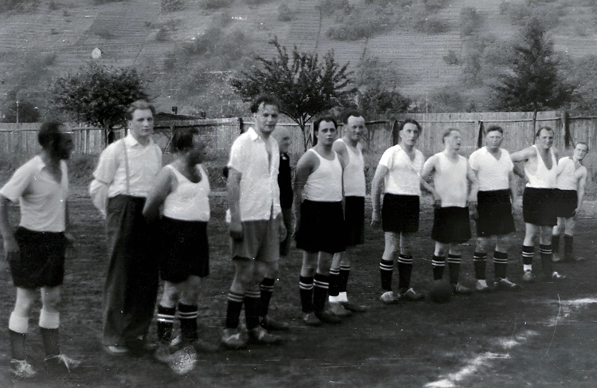 Spieler der "Alte Herren Hechingen" zu Gast in Klingenberg 1967