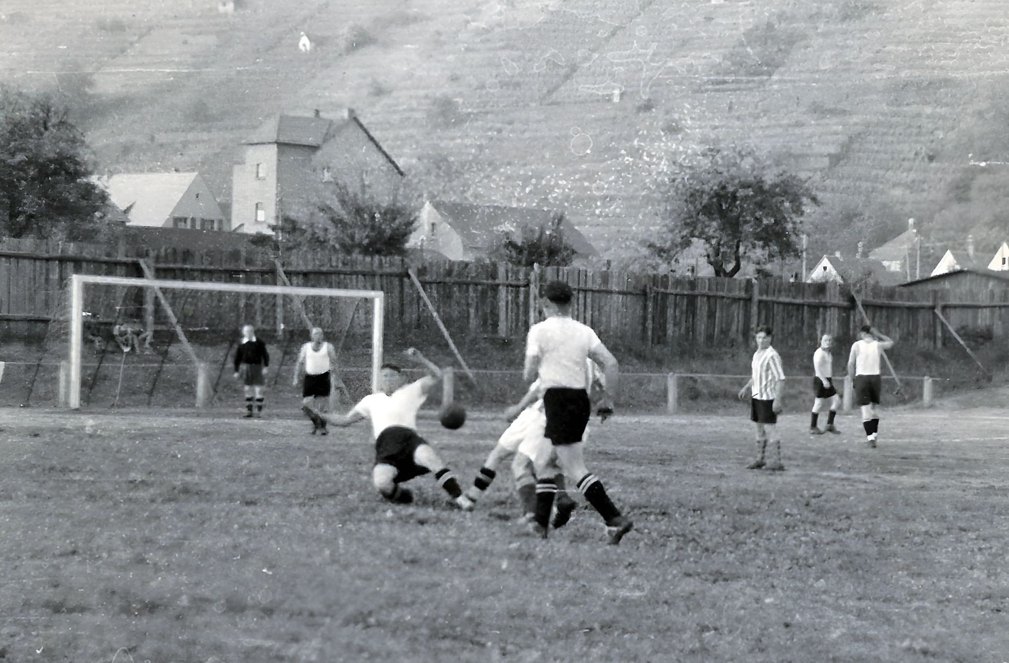 Spieler der "Alte Herren Hechingen" zu Gast in Klingenberg 1967