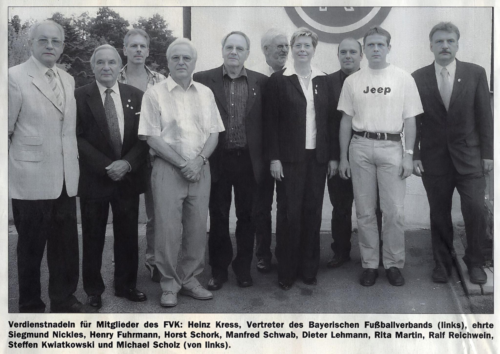 Zeitungsbericht vom 4. Juli 2005