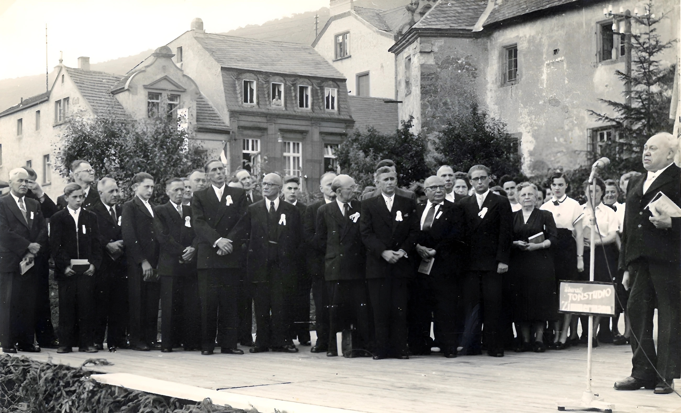 Festakt auf dem Winzerfestplatz 1953