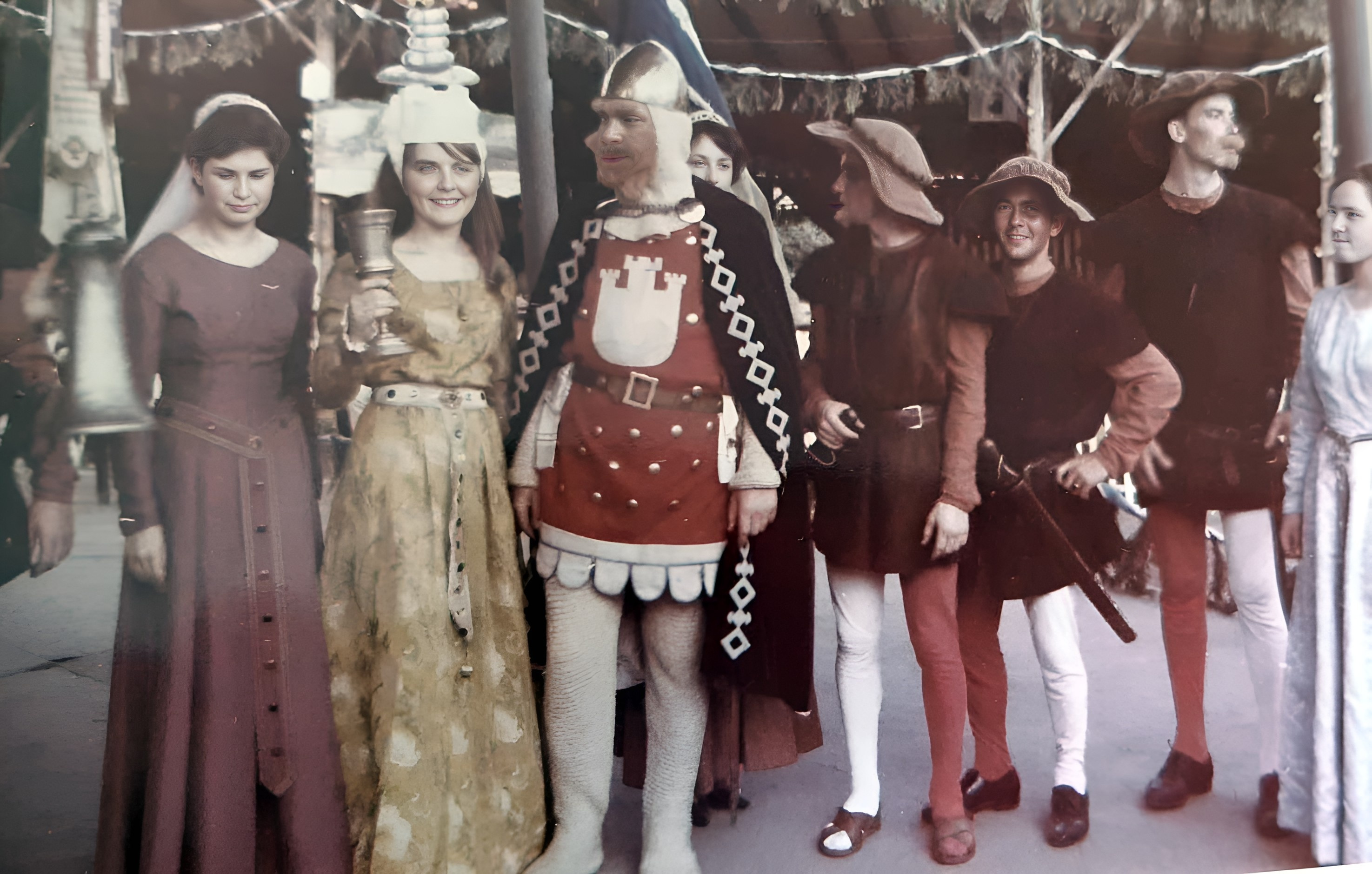 Beim Sängerfest des Gesangvereins Klingenberg 1963