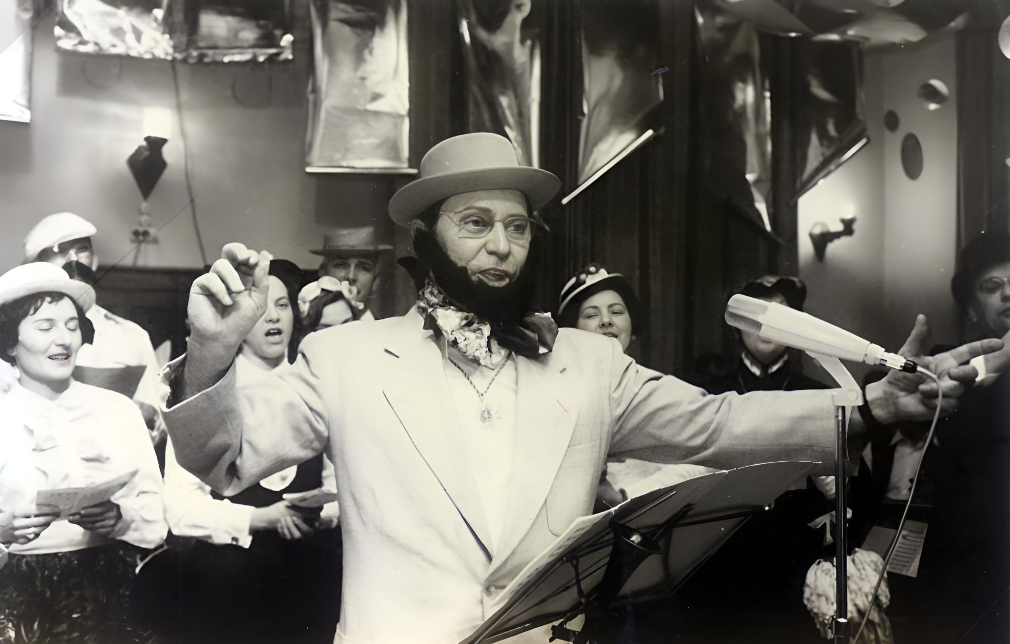 Probe für den Faschingsauftritt 1970