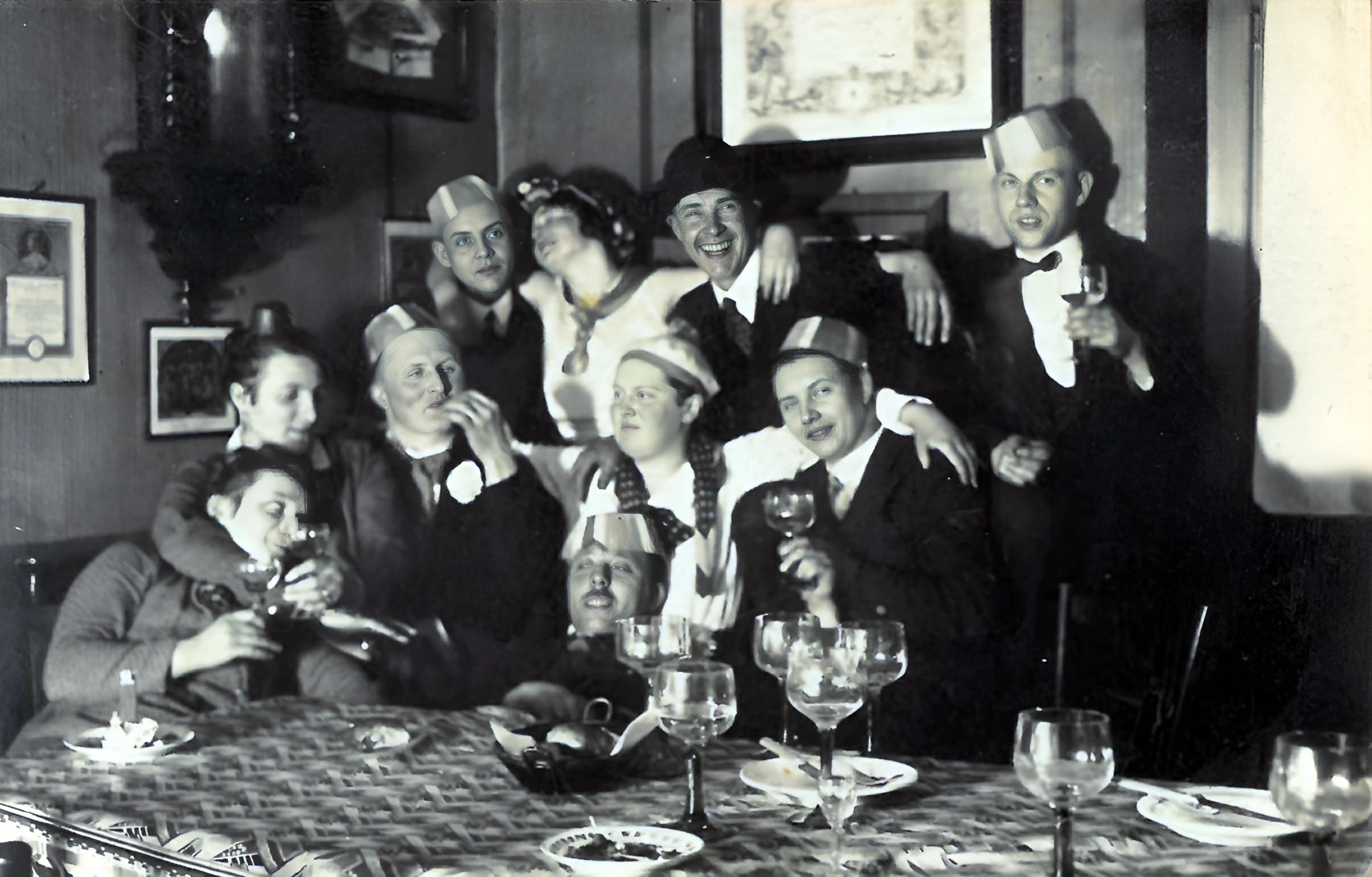 Kappenabend beim Kanuclub 1929