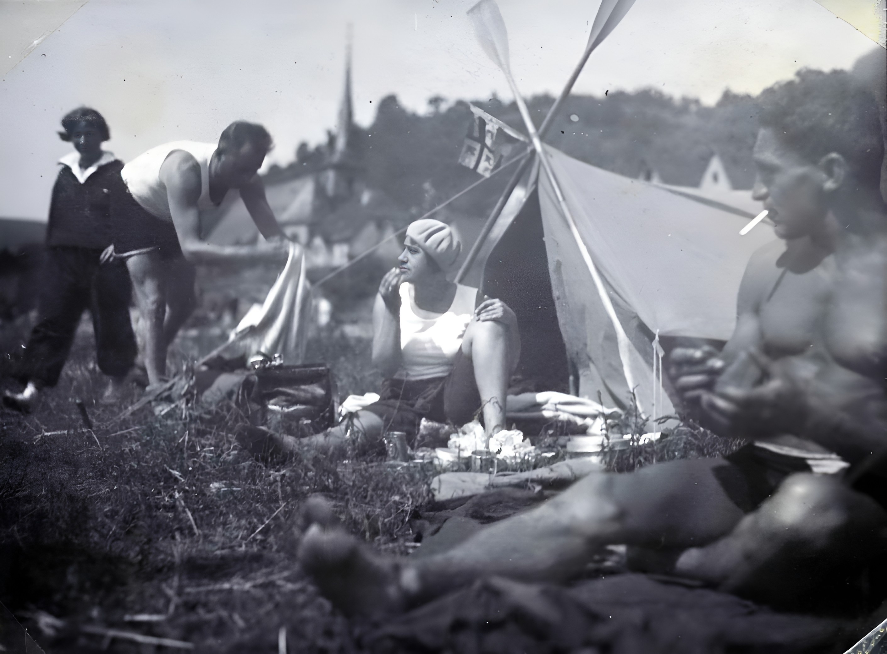 Bei einer Wanderfahrt des Kanuclubs
