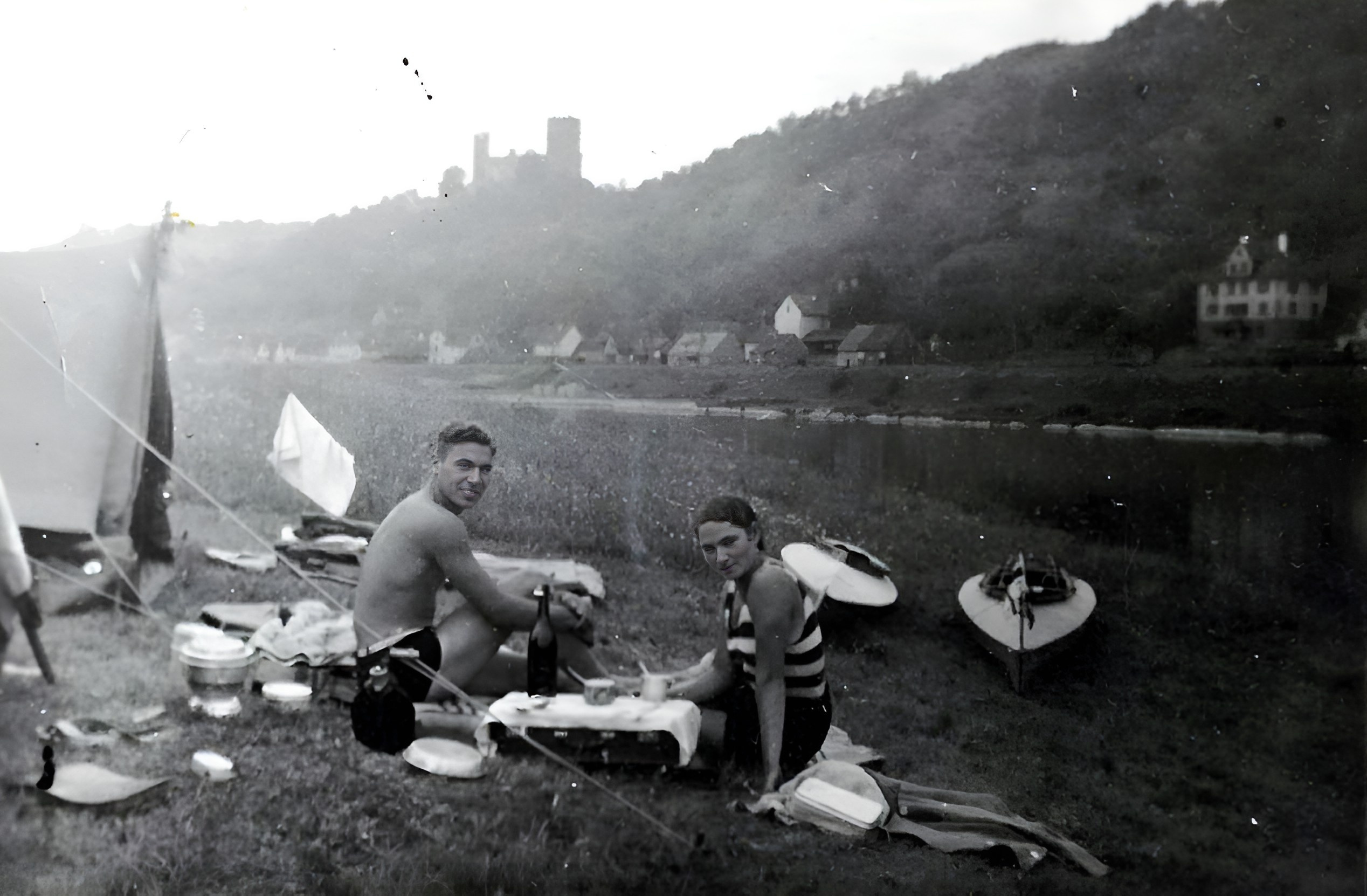 Bei einer Wanderfahrt des Kanuclubs