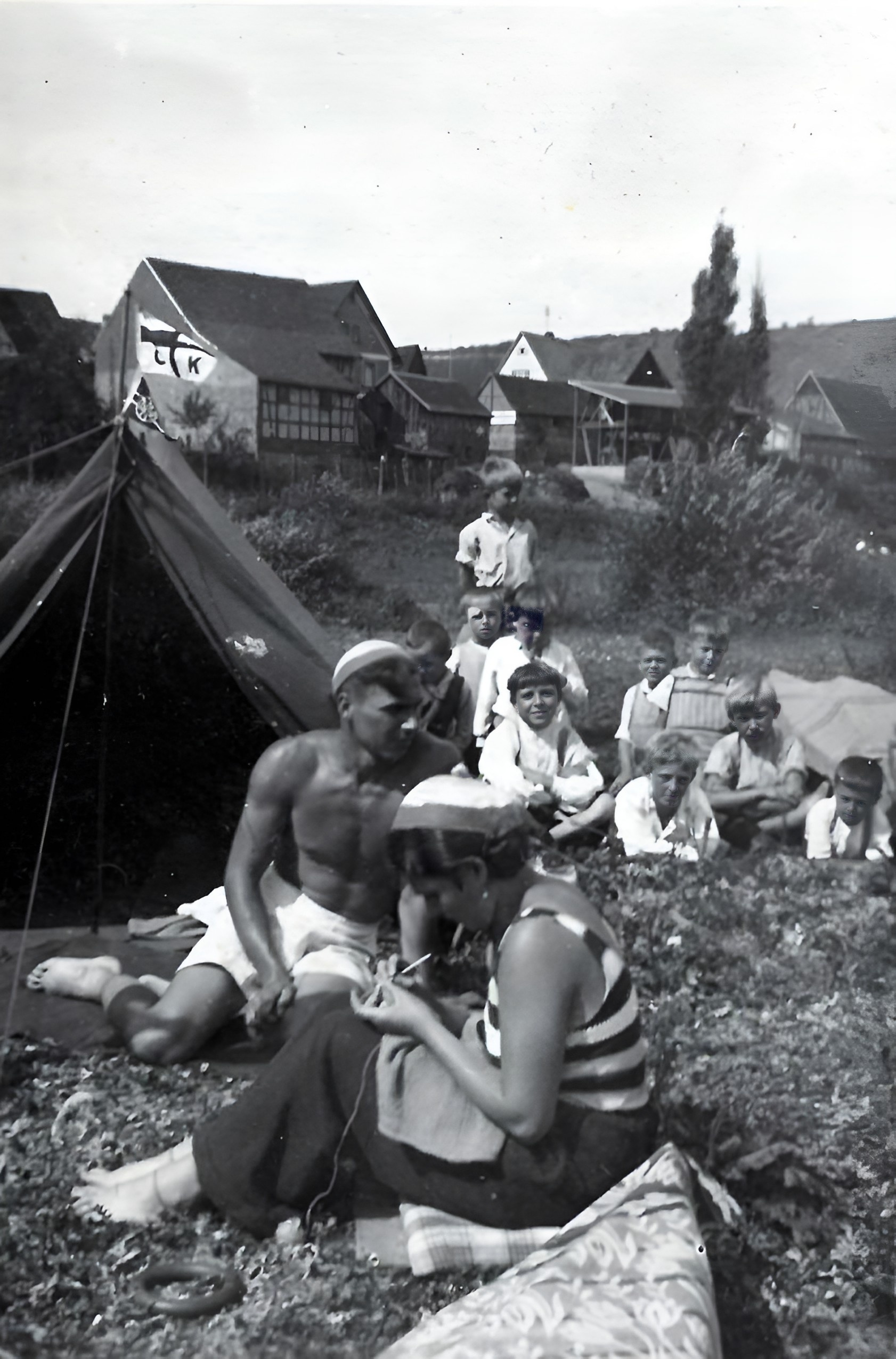 Bei einer Wanderfahrt des Kanuclubs