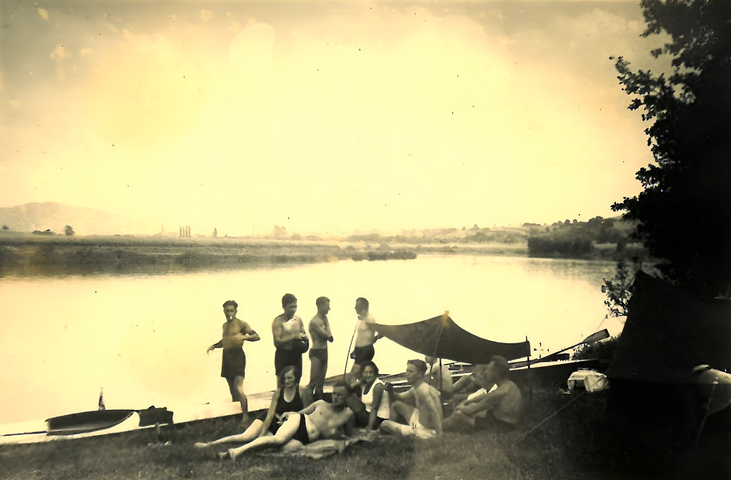 Bei einer Wanderfahrt des Kanuclubs