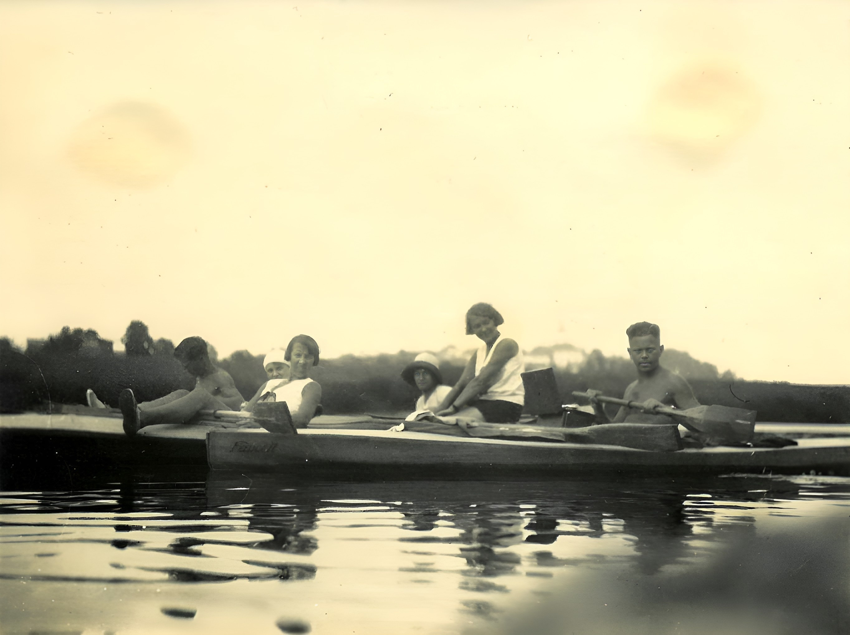 Bei einer Wanderfahrt des Kanuclubs