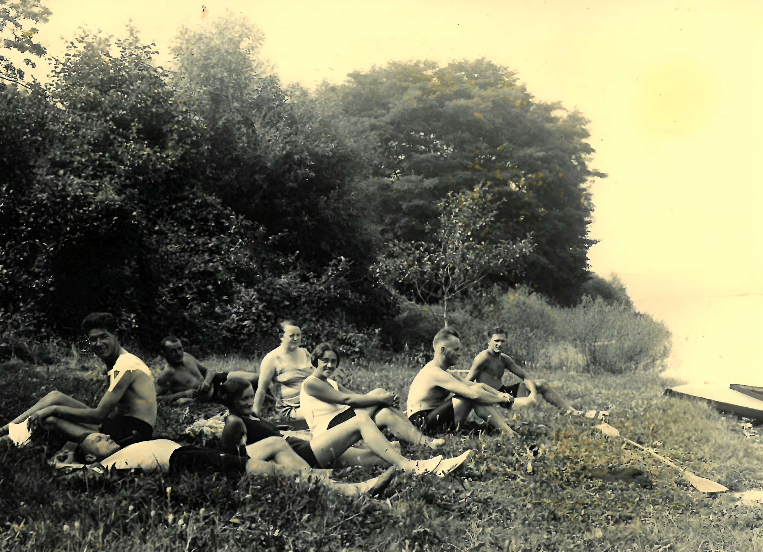 Bei einer Wanderfahrt des Kanuclubs