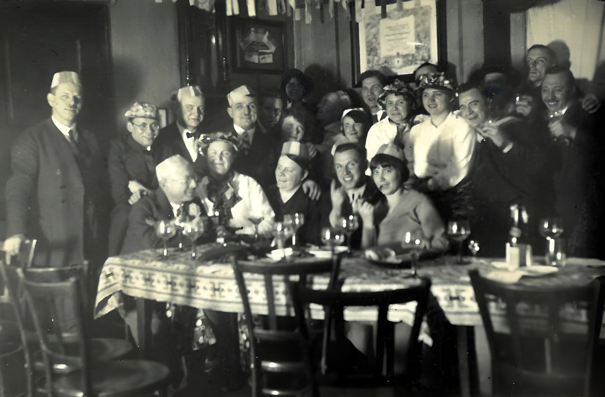 Kappenabend beim Kanuclub im Fränkischen Hof 1930