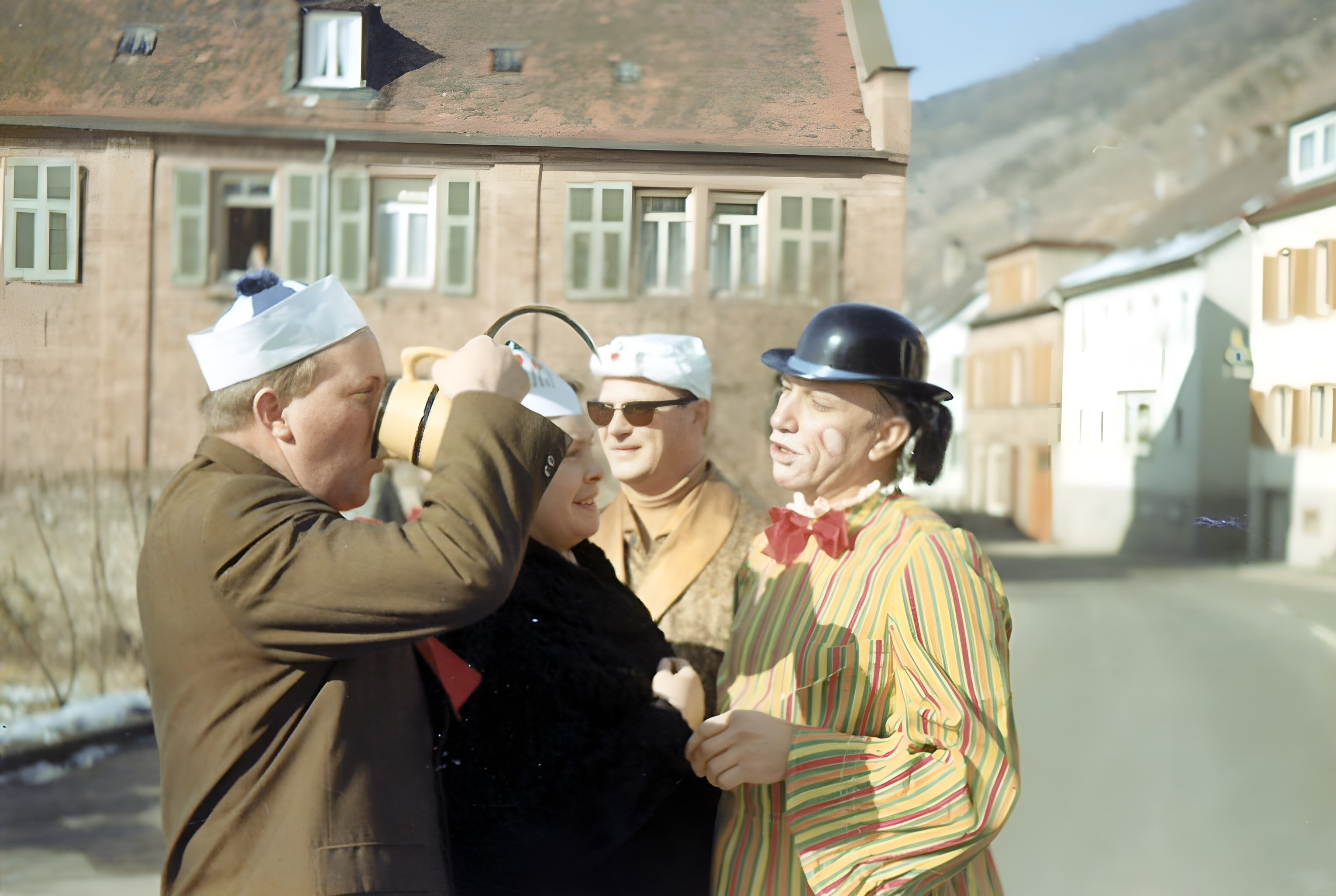 Umzug des Faschingsvereins Saiwassem 1969