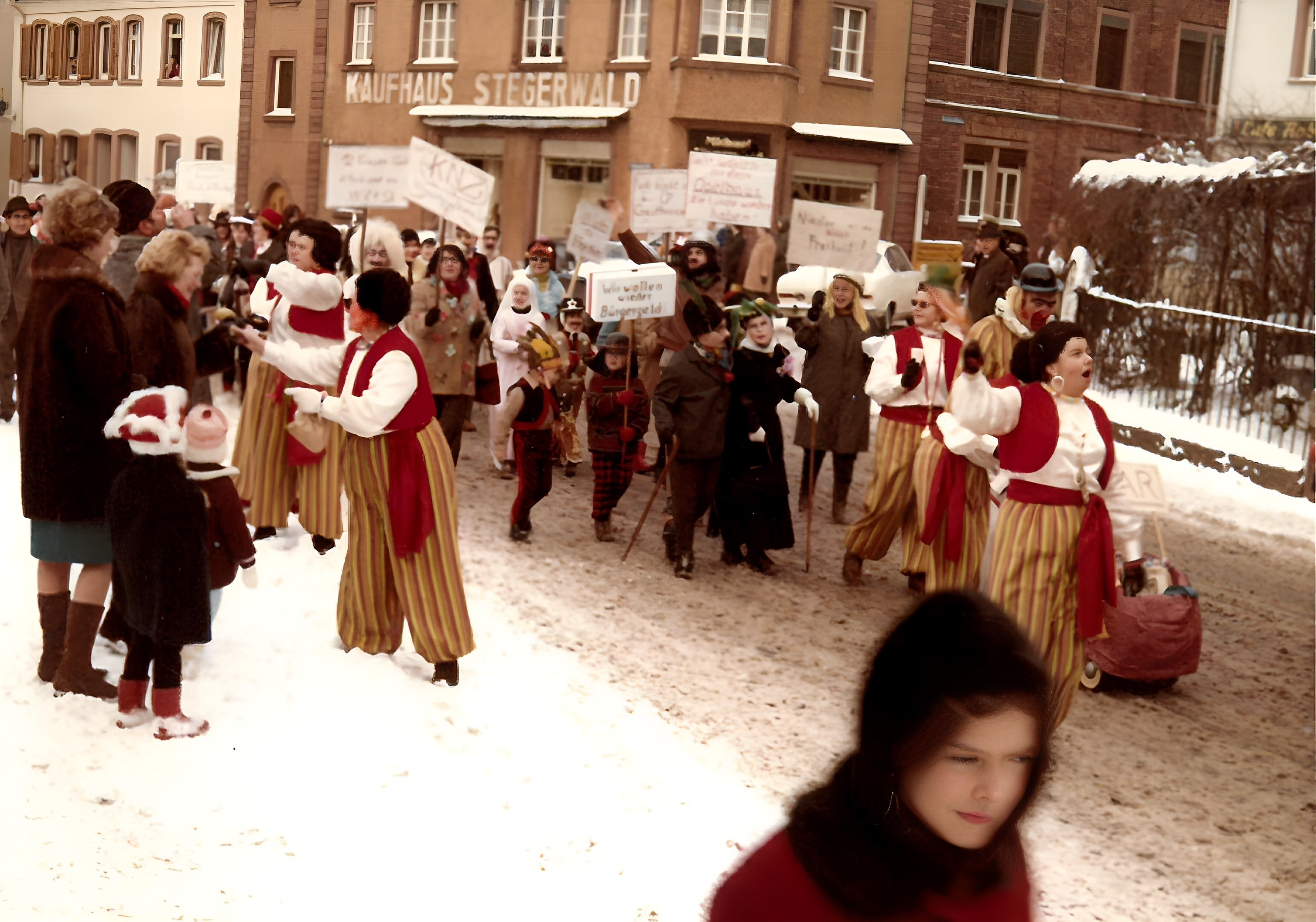 Umzug des Faschingsvereins Saiwassem 1969