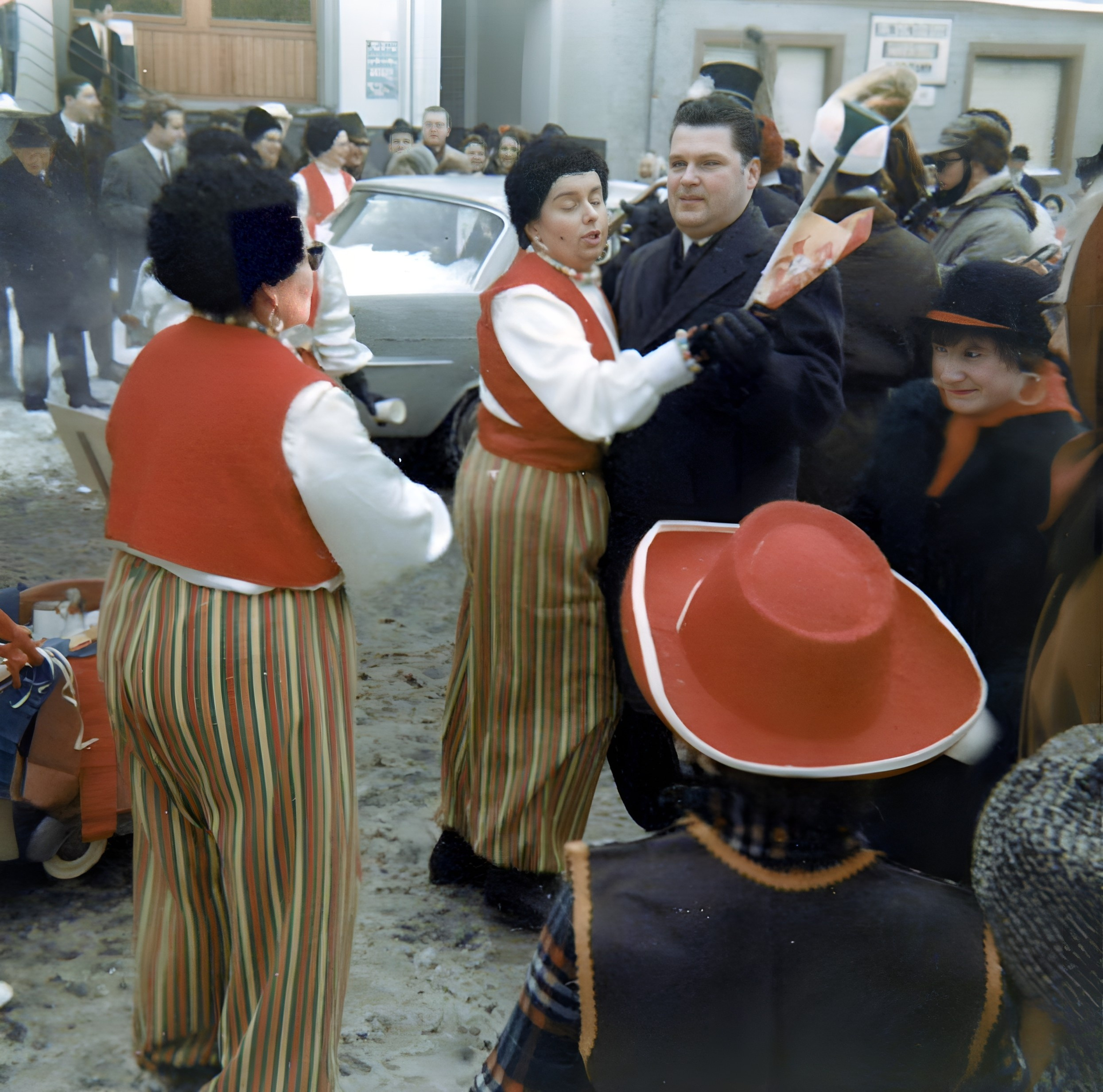 Umzug des Faschingsvereins Saiwassem 1969