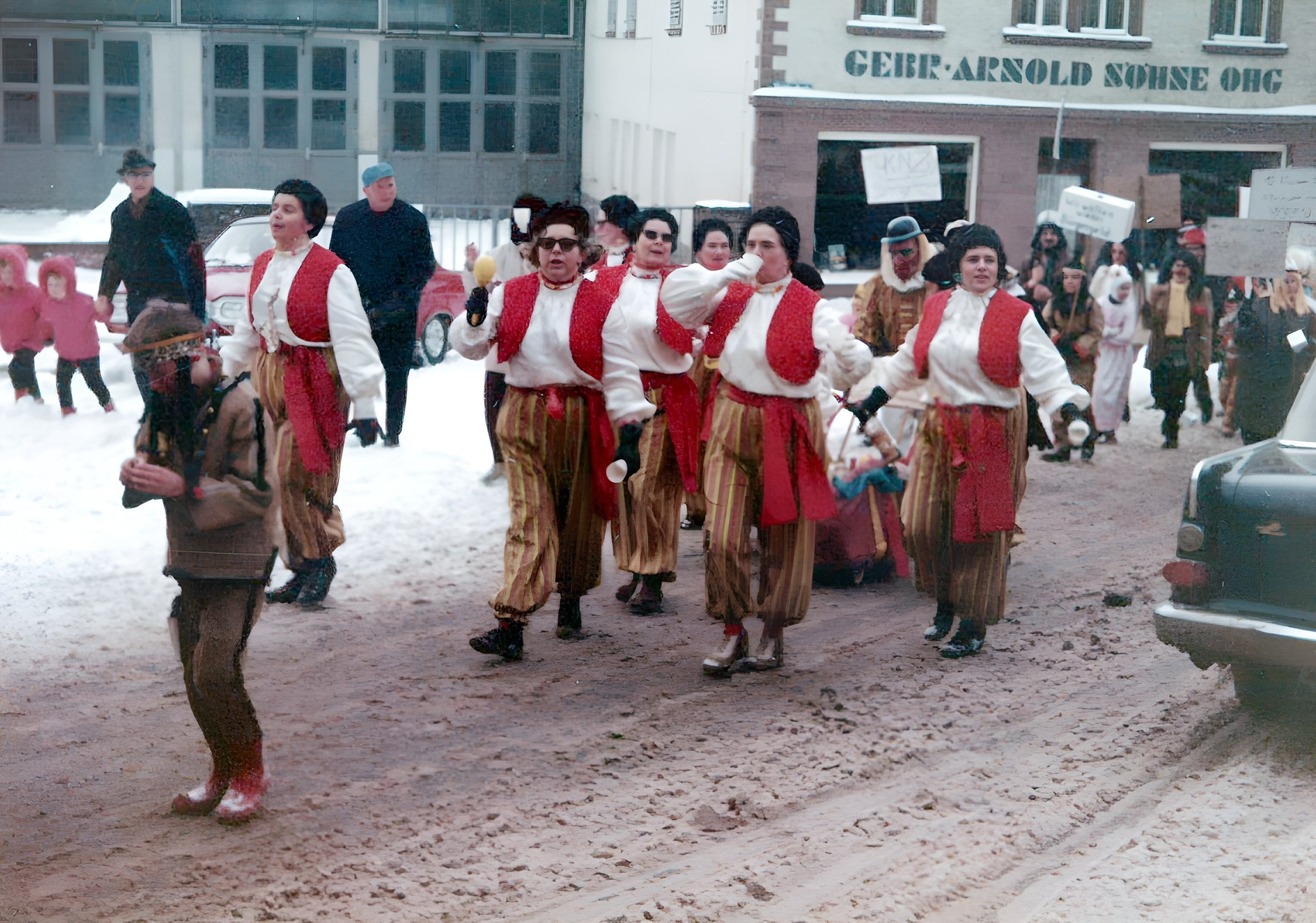 Umzug des Faschingsvereins Saiwassem 1969