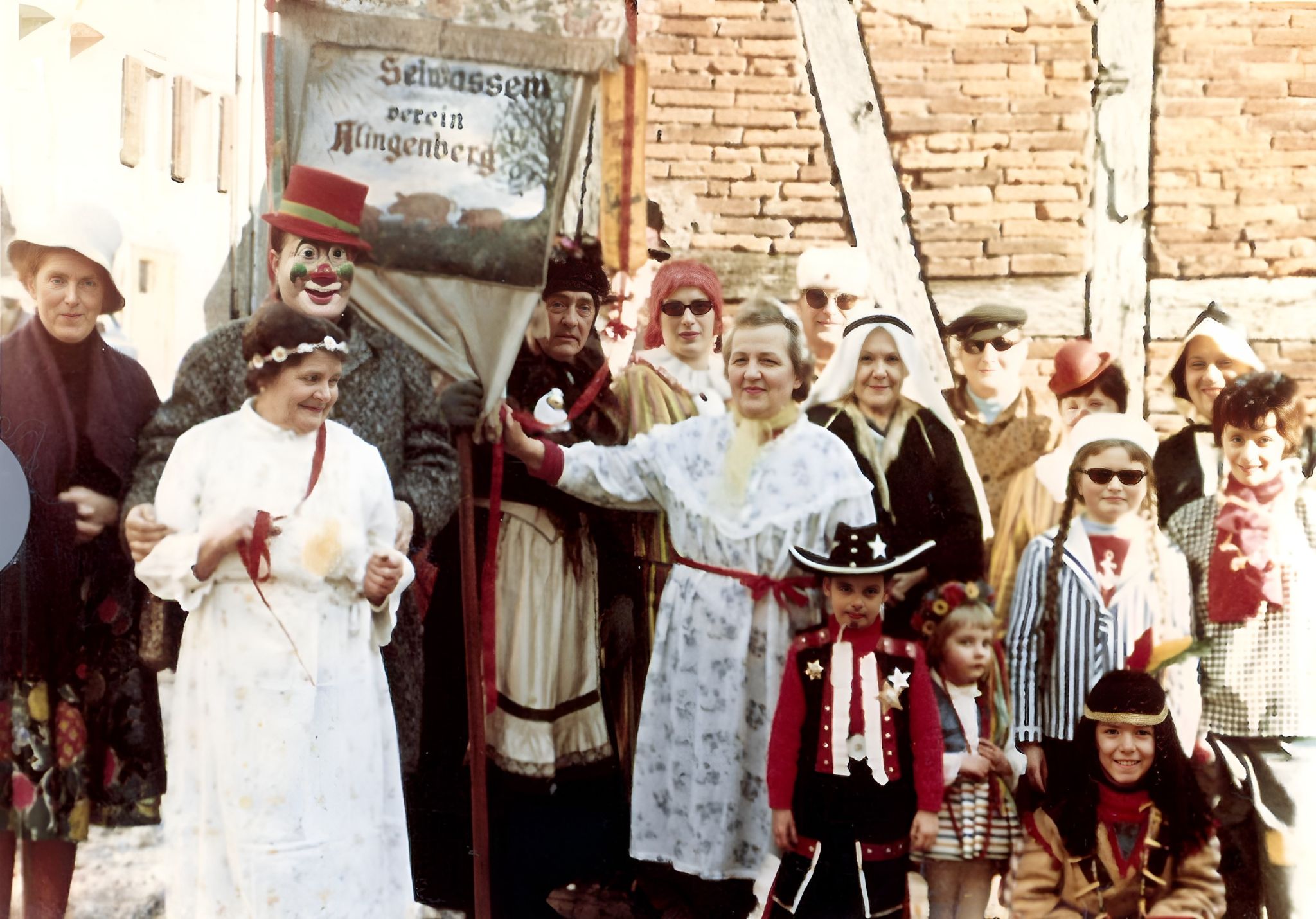 Umzug des Faschingsvereins Saiwassem 1969