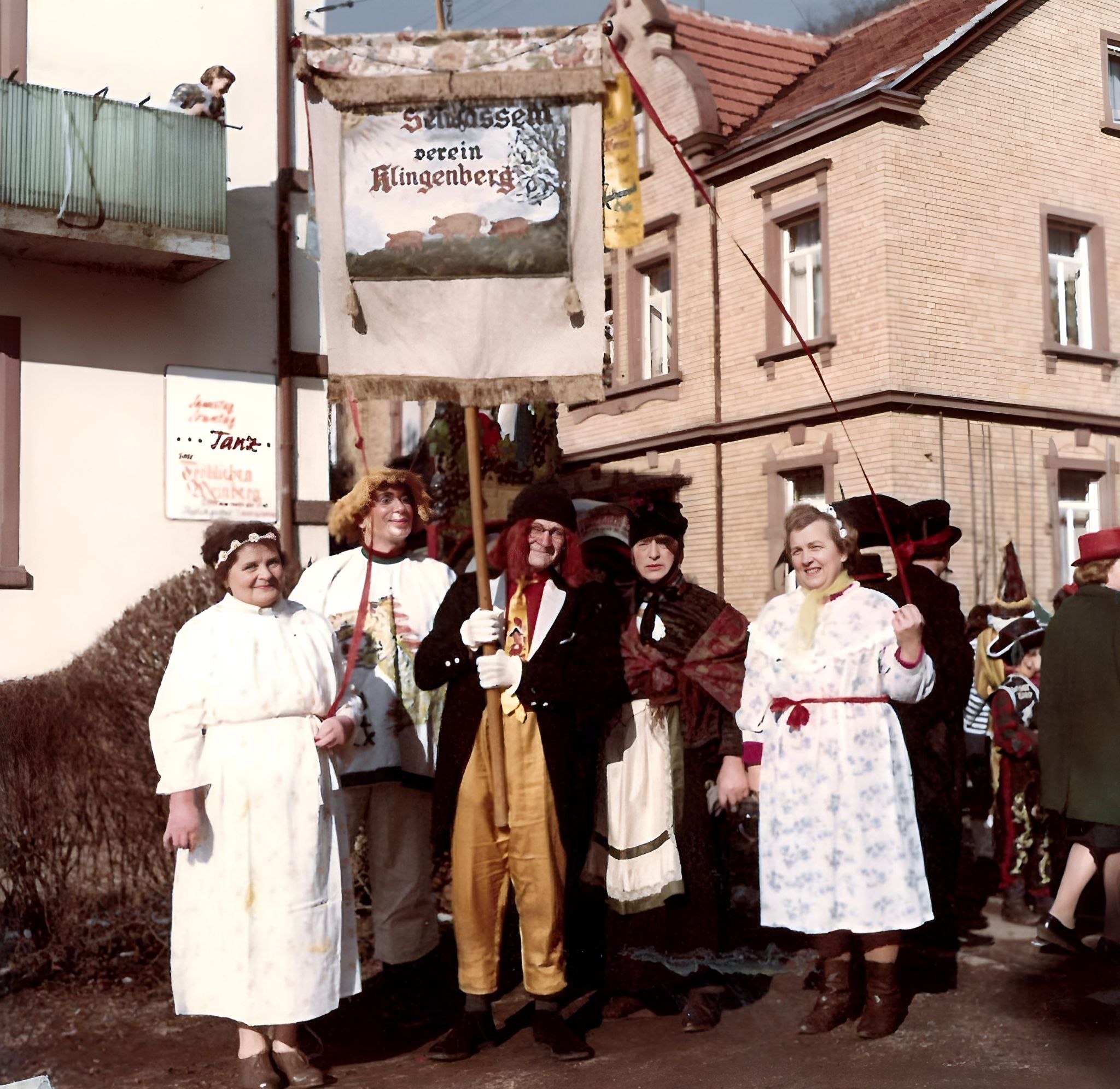Umzug des Faschingsvereins Saiwassem 1969