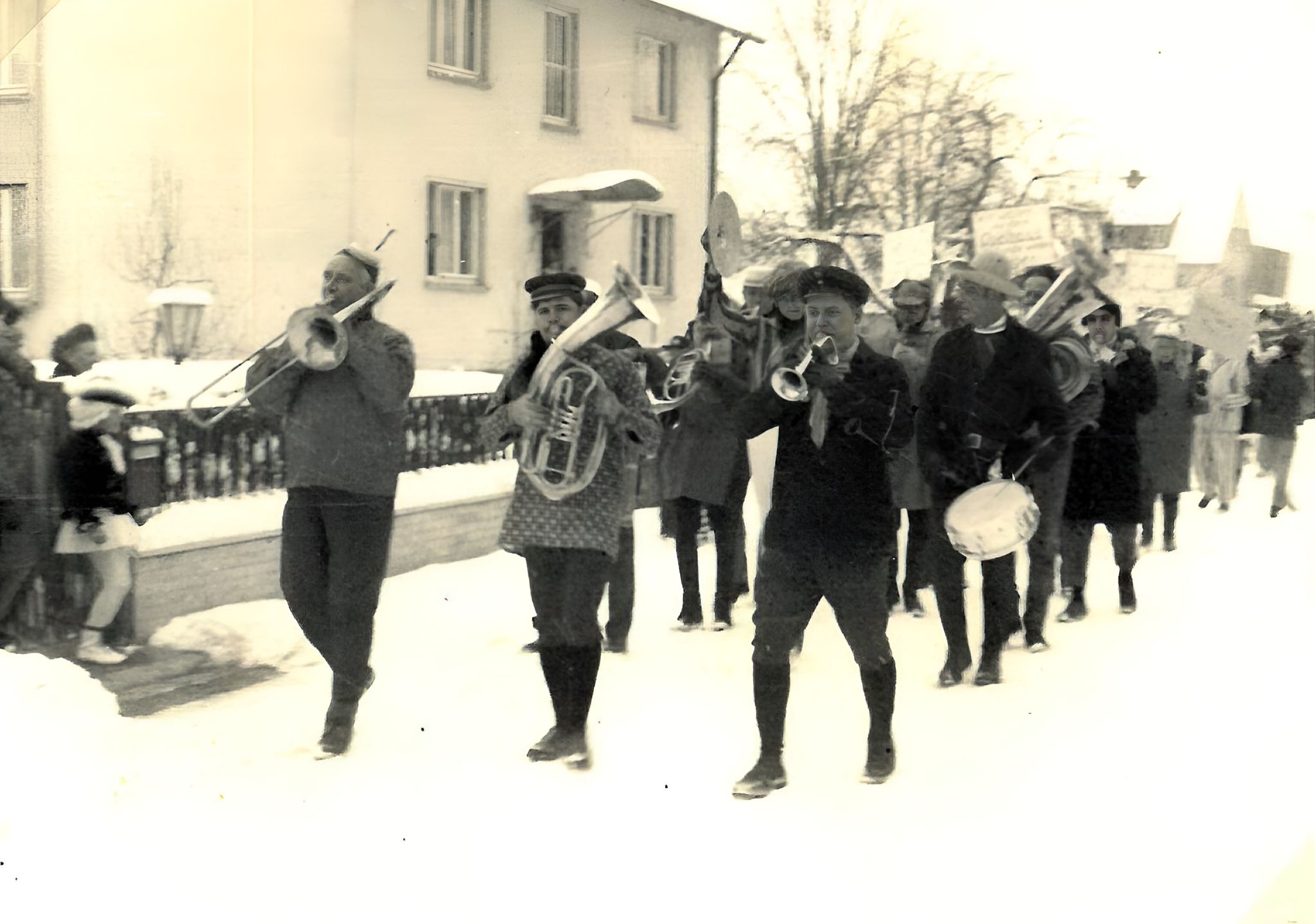 Umzug des Faschingsvereins Saiwassem 1969