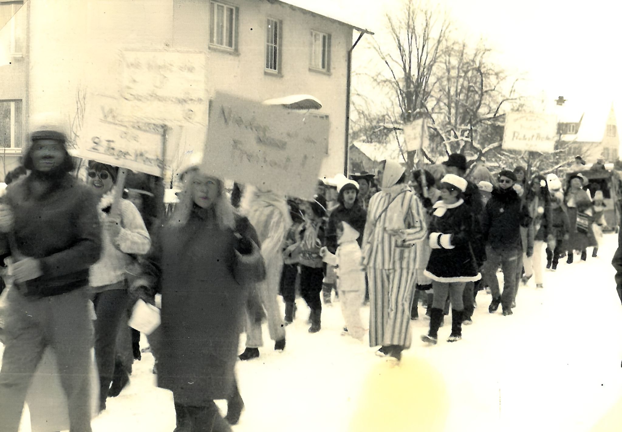 Umzug des Faschingsvereins Saiwassem 1969