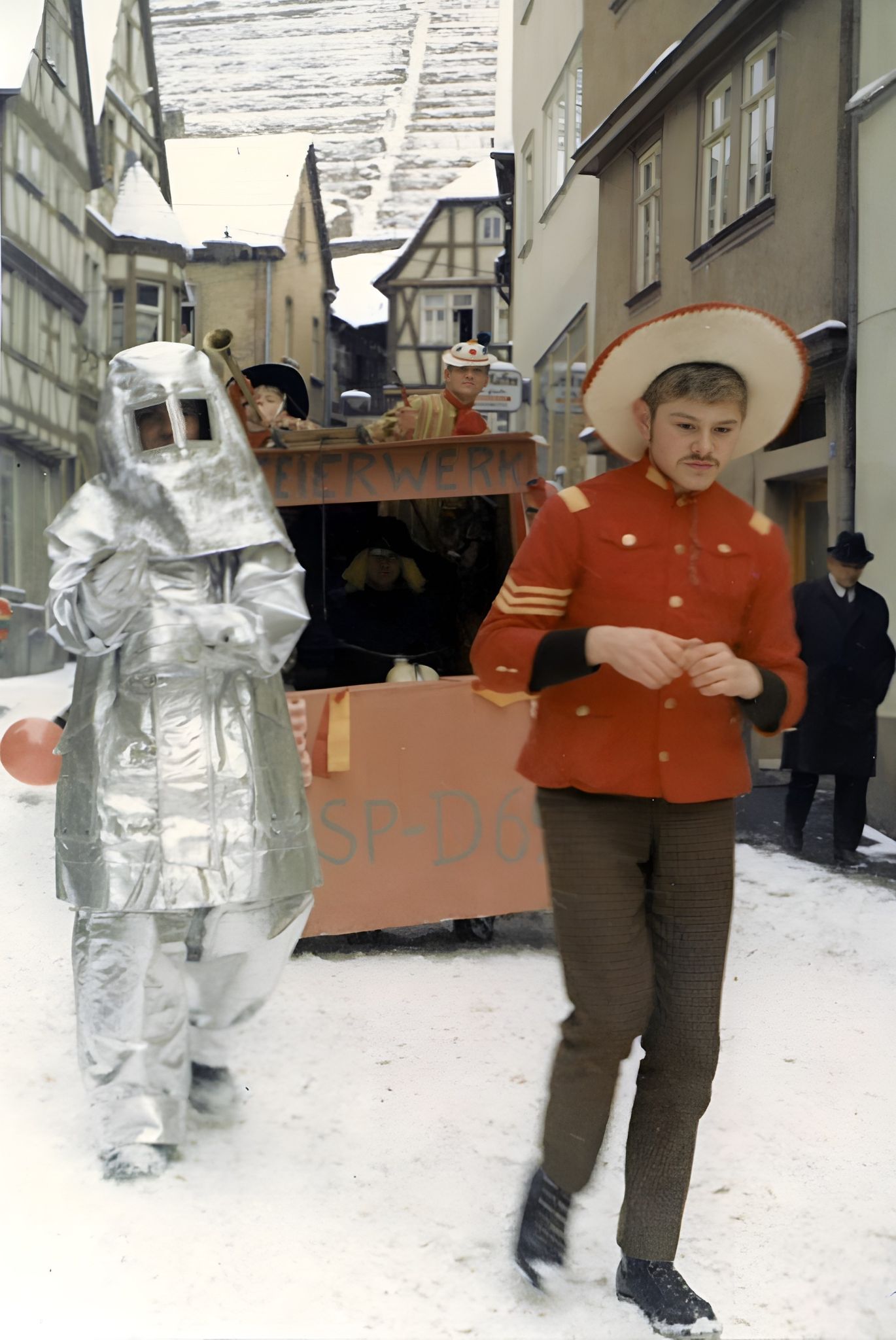 Umzug des Faschingsvereins Saiwassem 1969