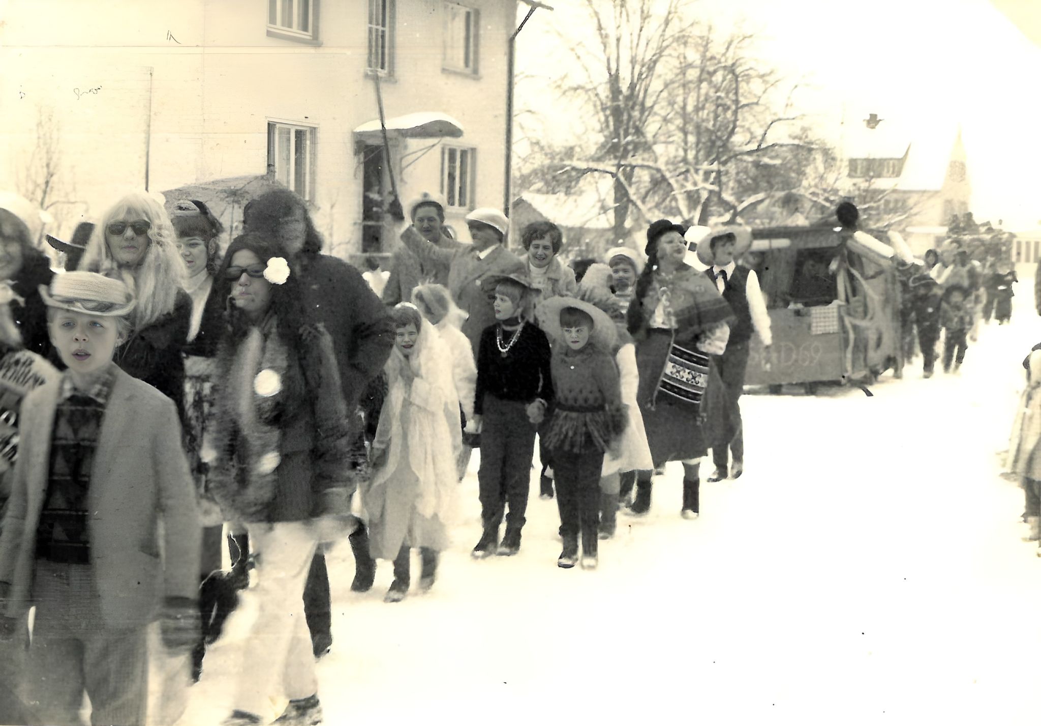 Umzug des Faschingsvereins Saiwassem 1969