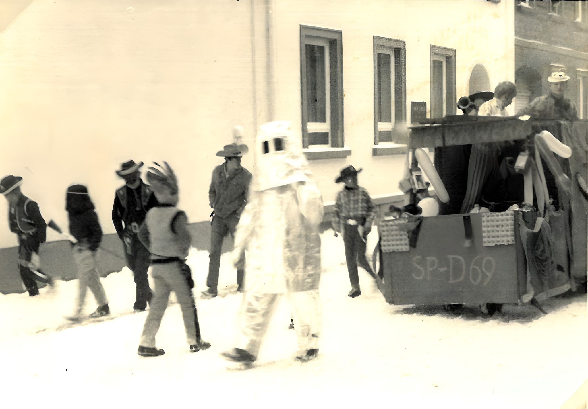 Umzug des Faschingsvereins Saiwassem 1969