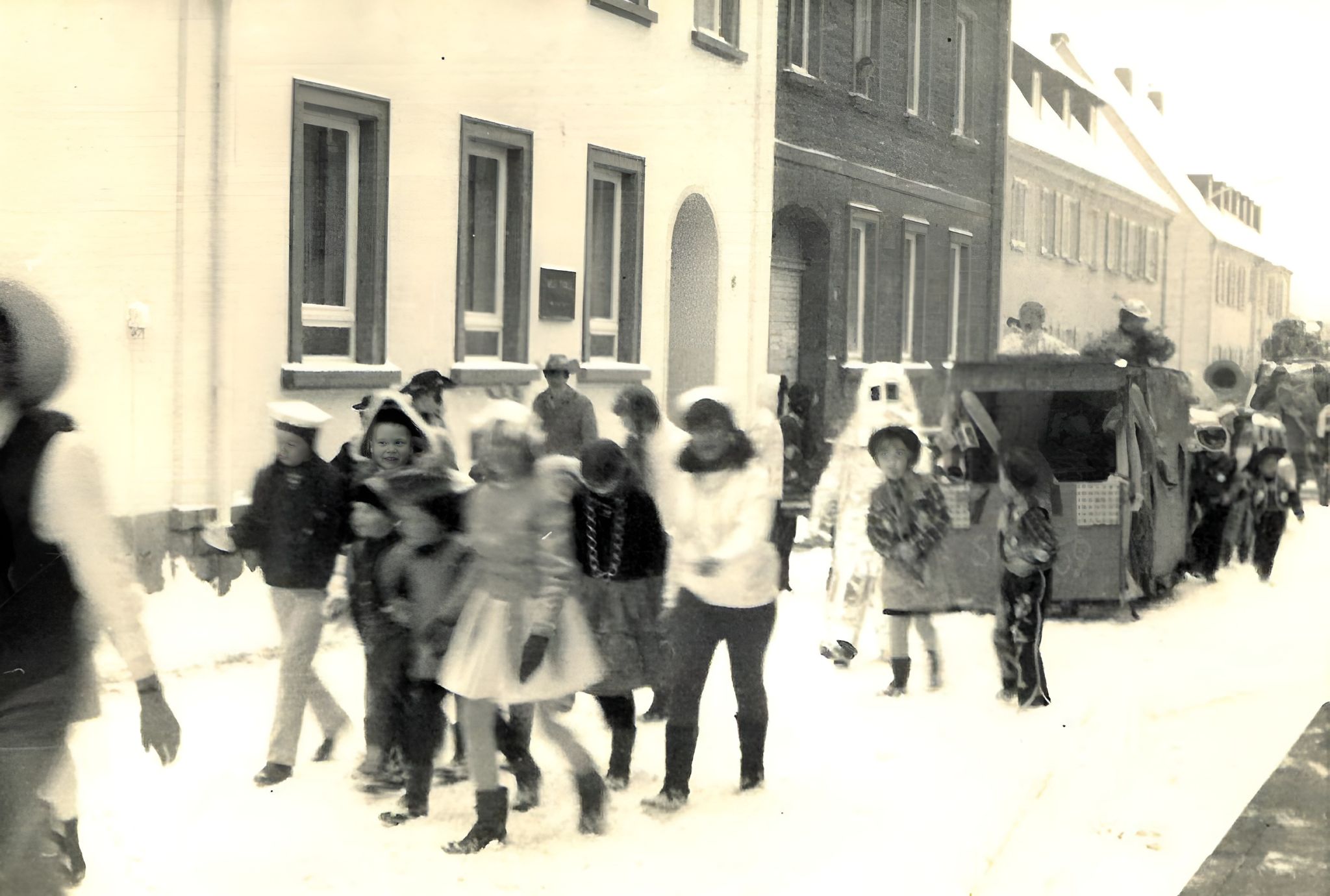 Umzug des Faschingsvereins Saiwassem 1969