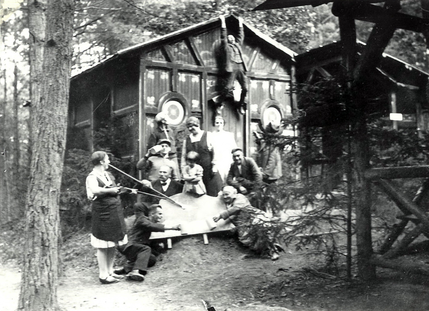 Das alte Schützenhaus um 1930