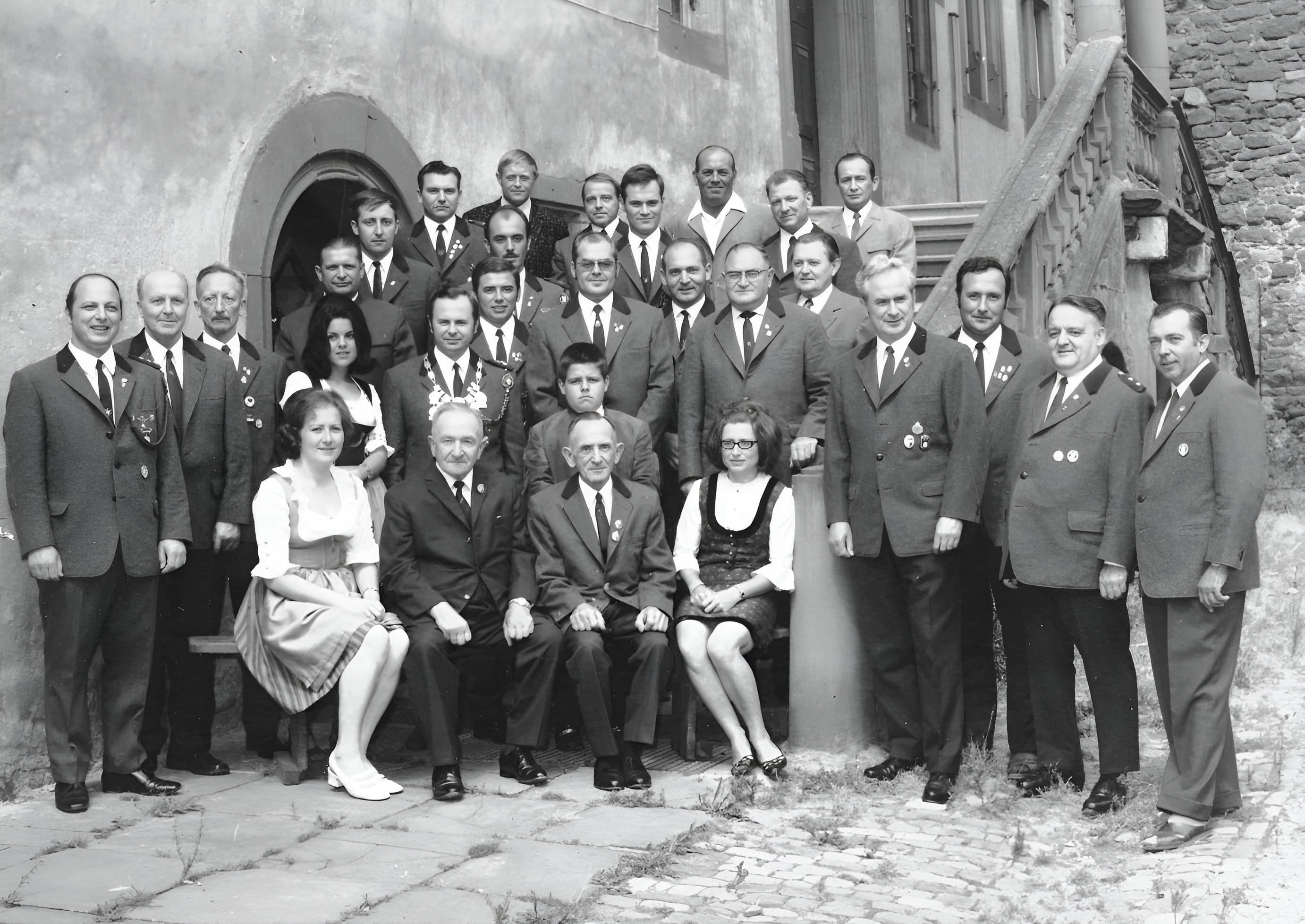 Gruppenfoto 75 Jahre Schützenverein